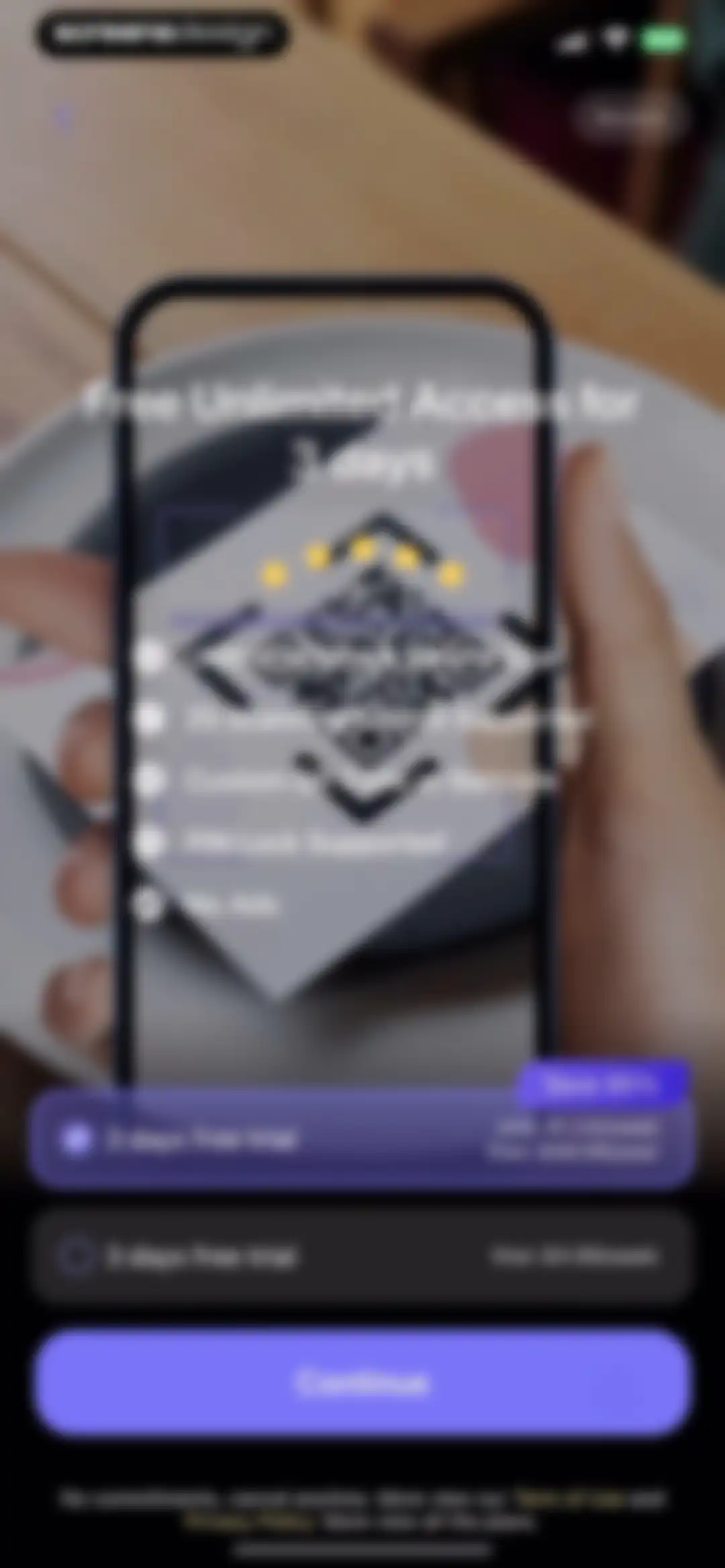 QR Reader for mobile screen 4