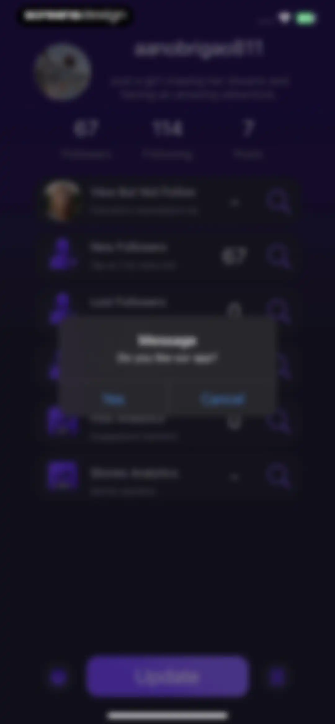 Unfollow Tracker: MyFollowers screen 16