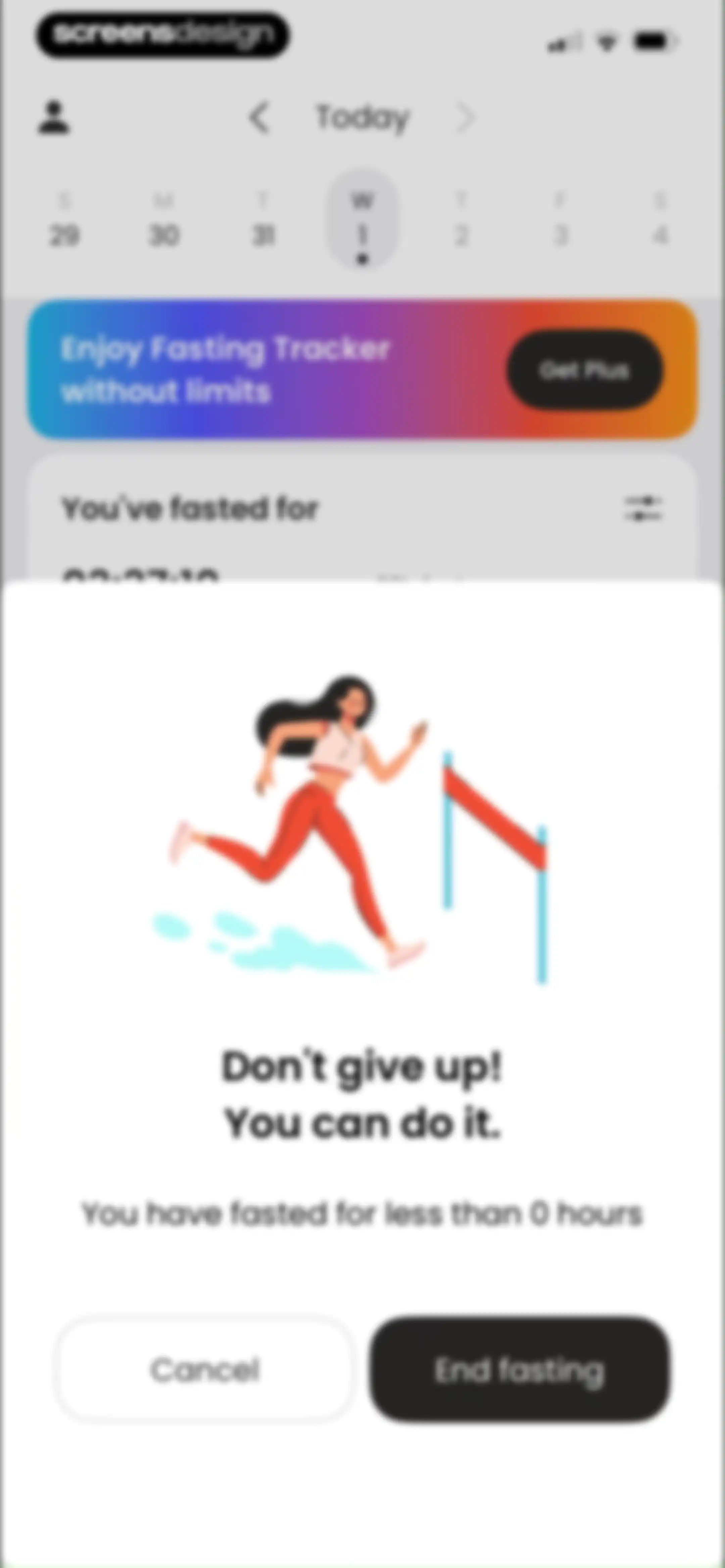 Fasting App: Tracker & Timer screen 104