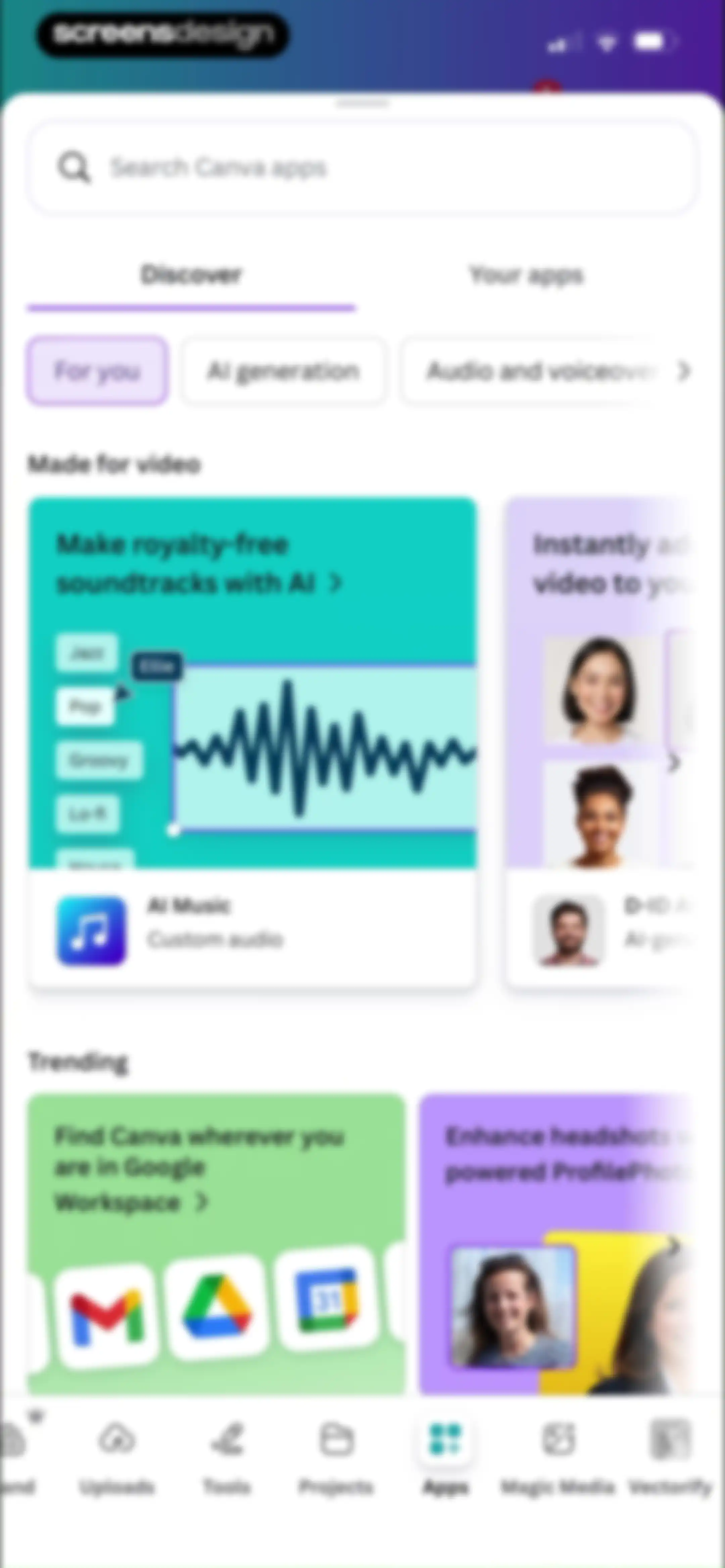 Canva: AI Video & Photo Editor screen 53