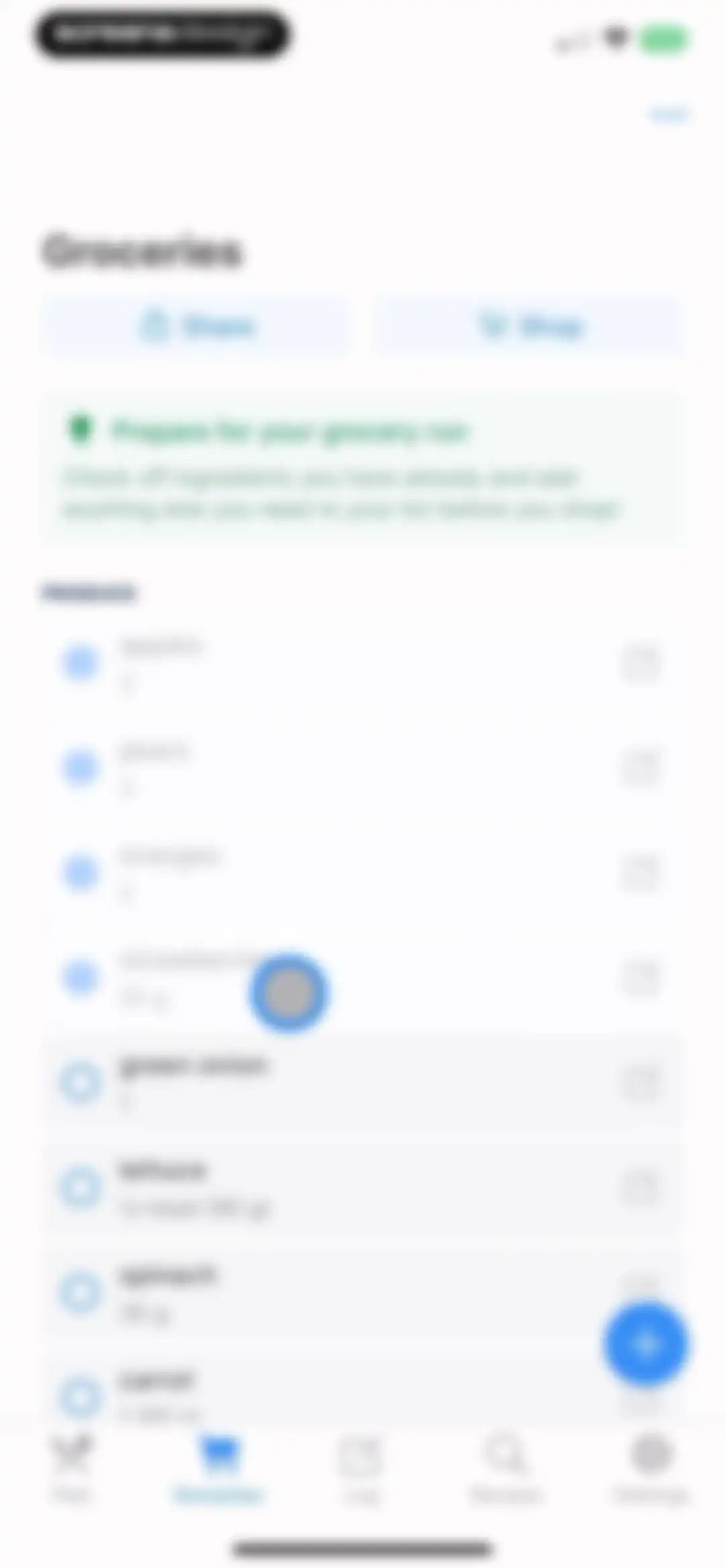 Intent - Meal Planner screen 66