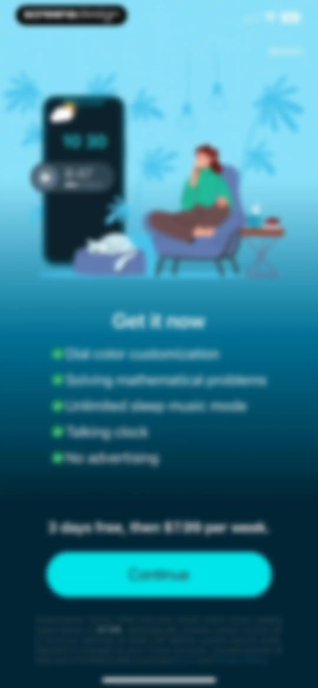 Smart Alarm Clock - Waking Up screen 3