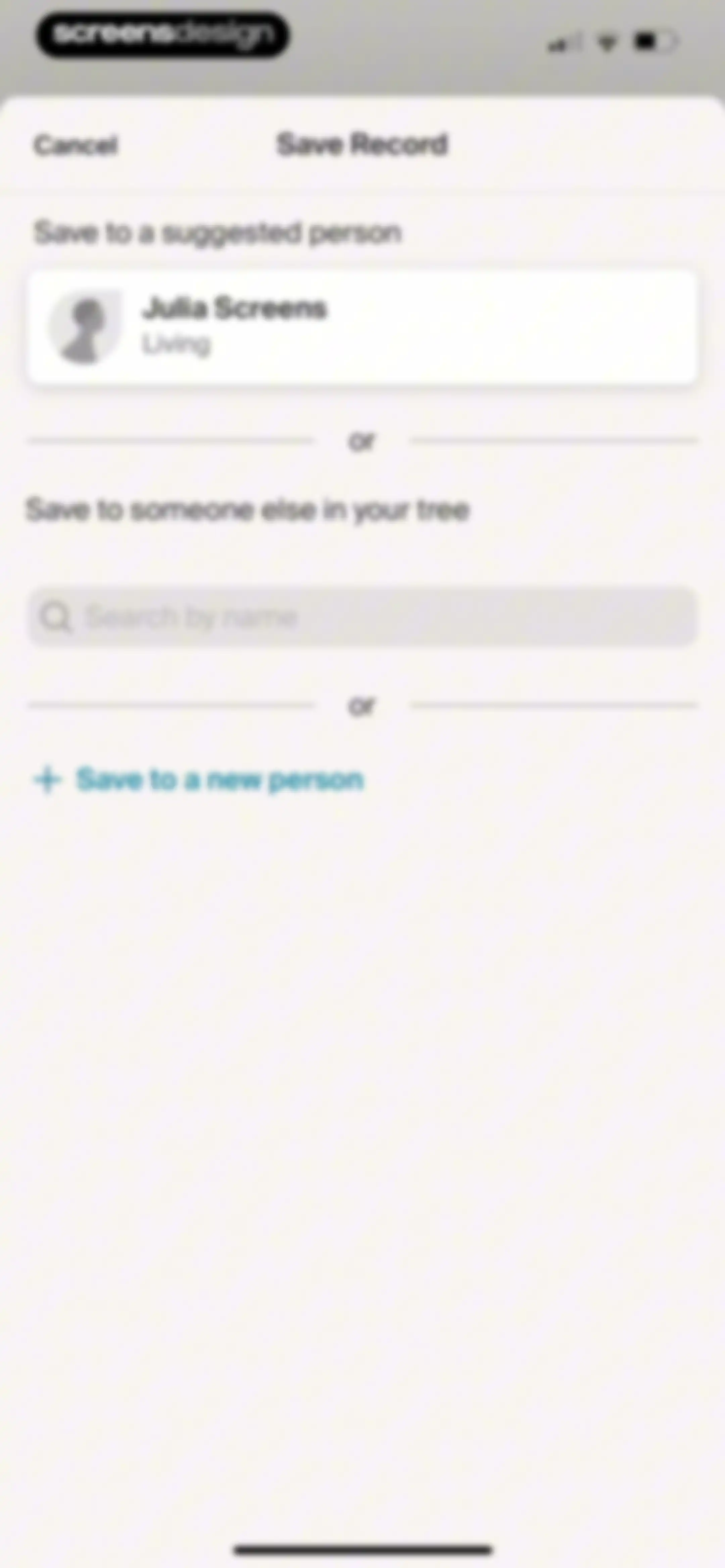 Ancestry: Family History & DNA screen 187