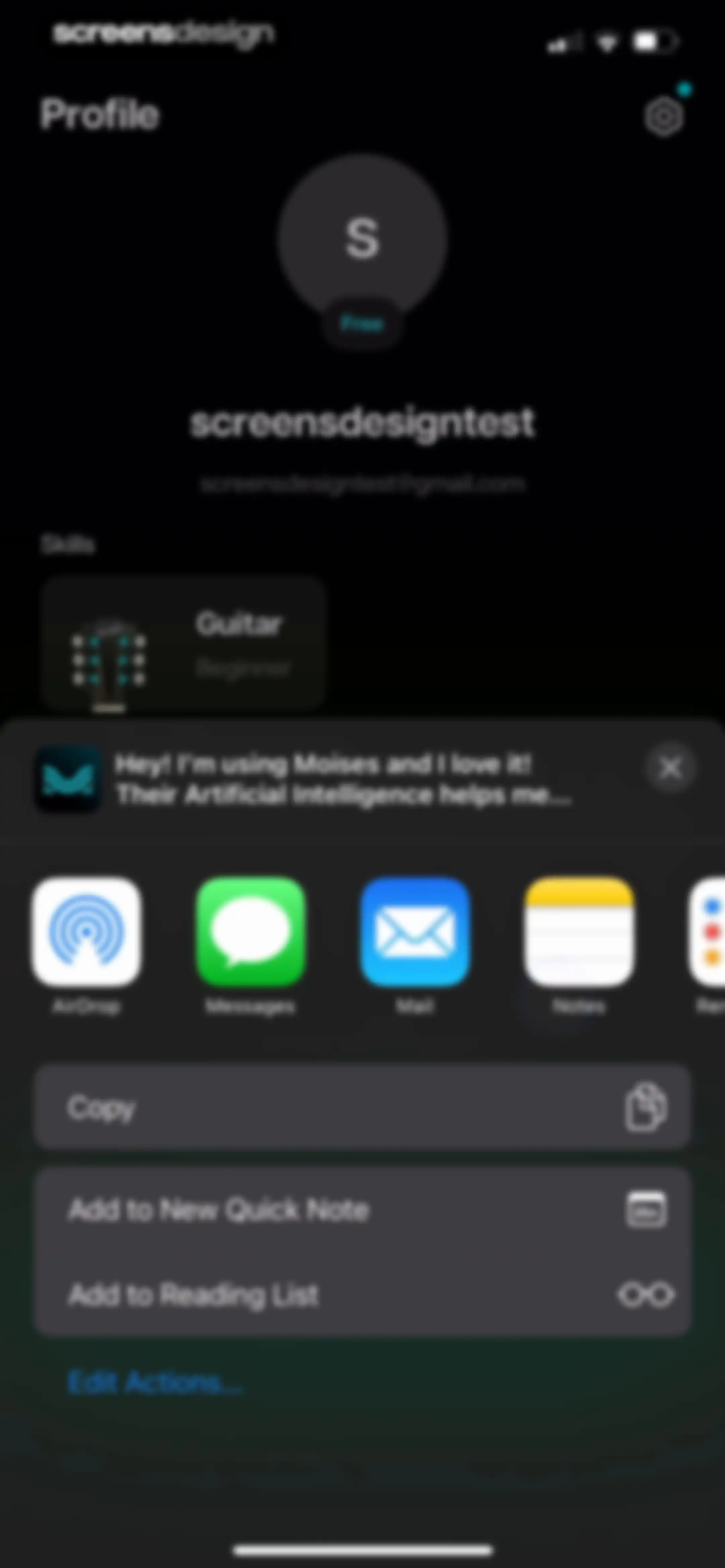 Moises: The Musician's App screen 85