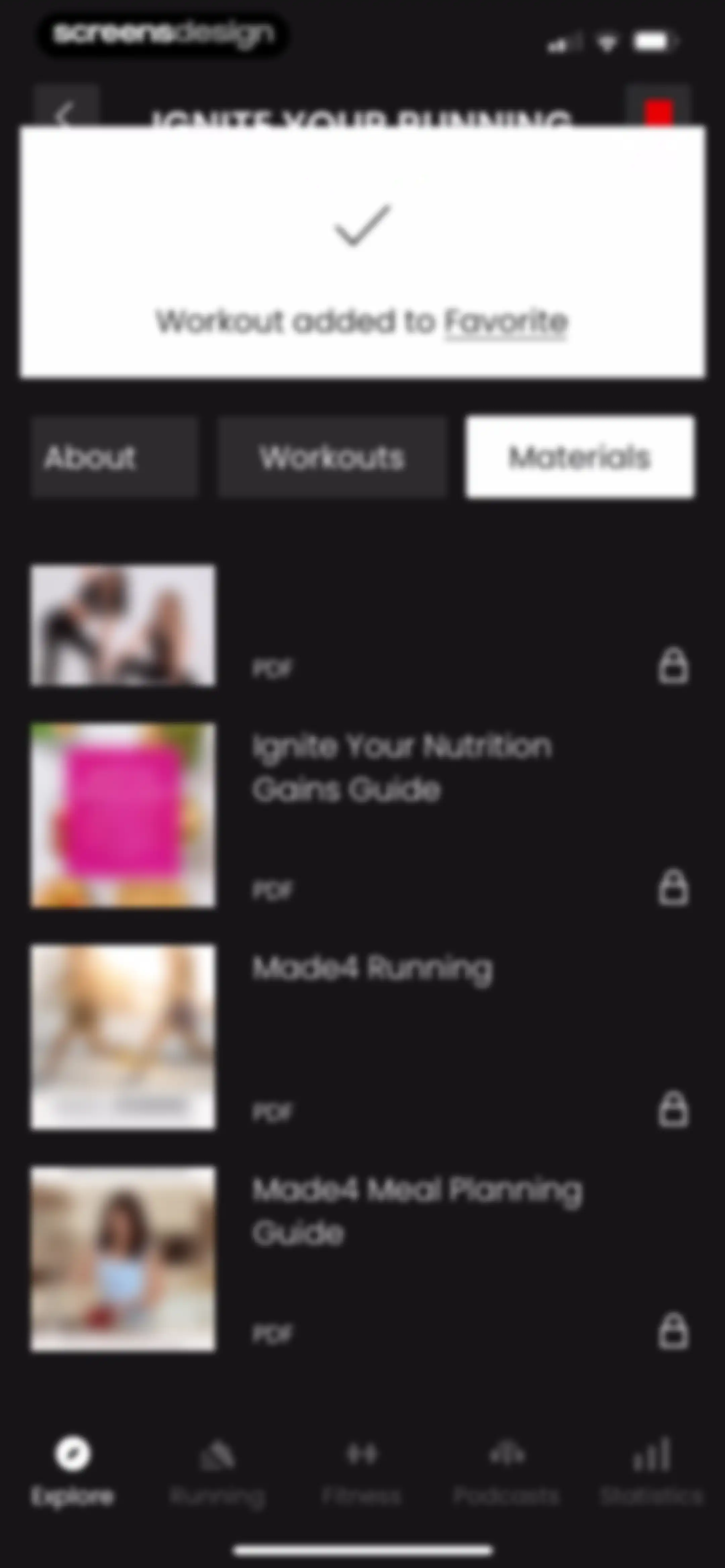 Made4 - Fitness & Running screen 51