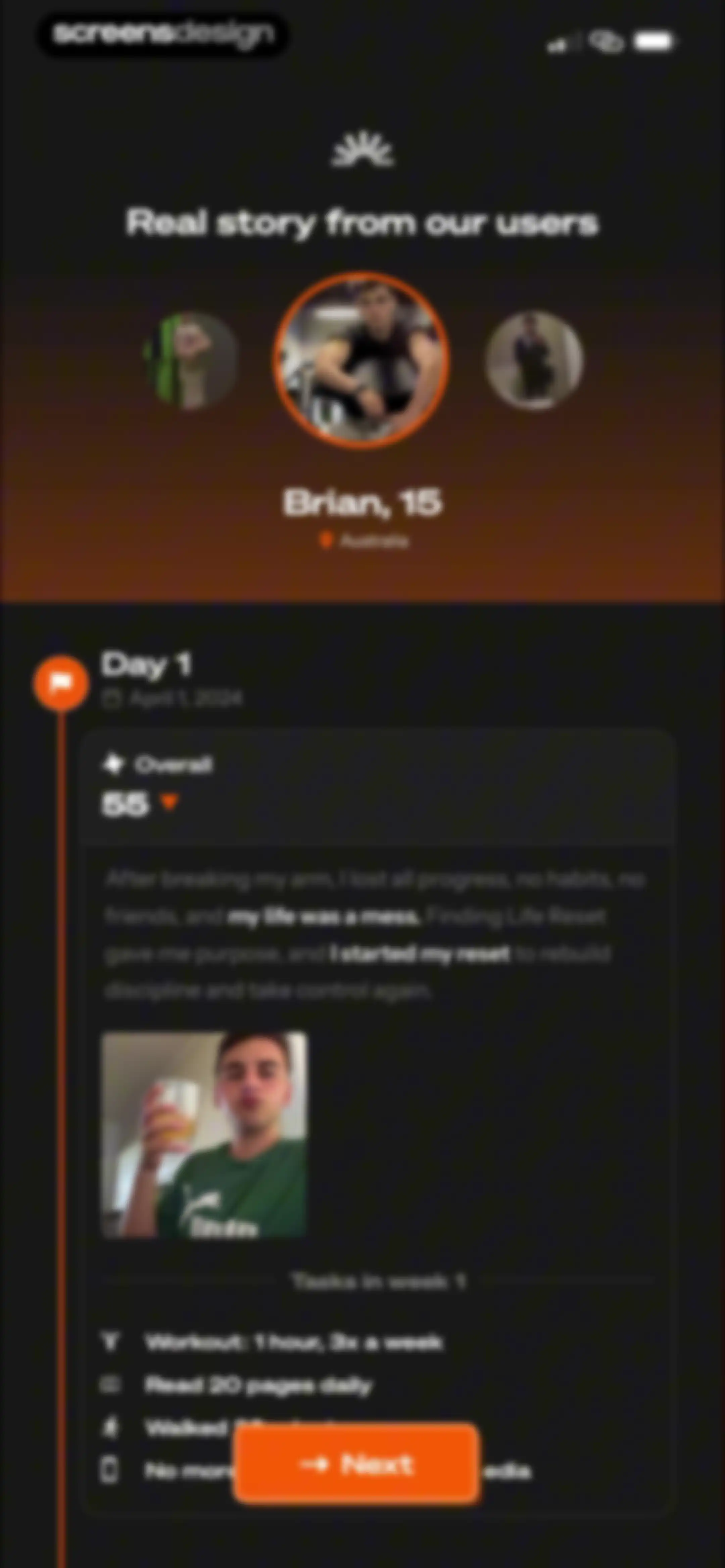 Life Reset: 66 Day Habit screen 34