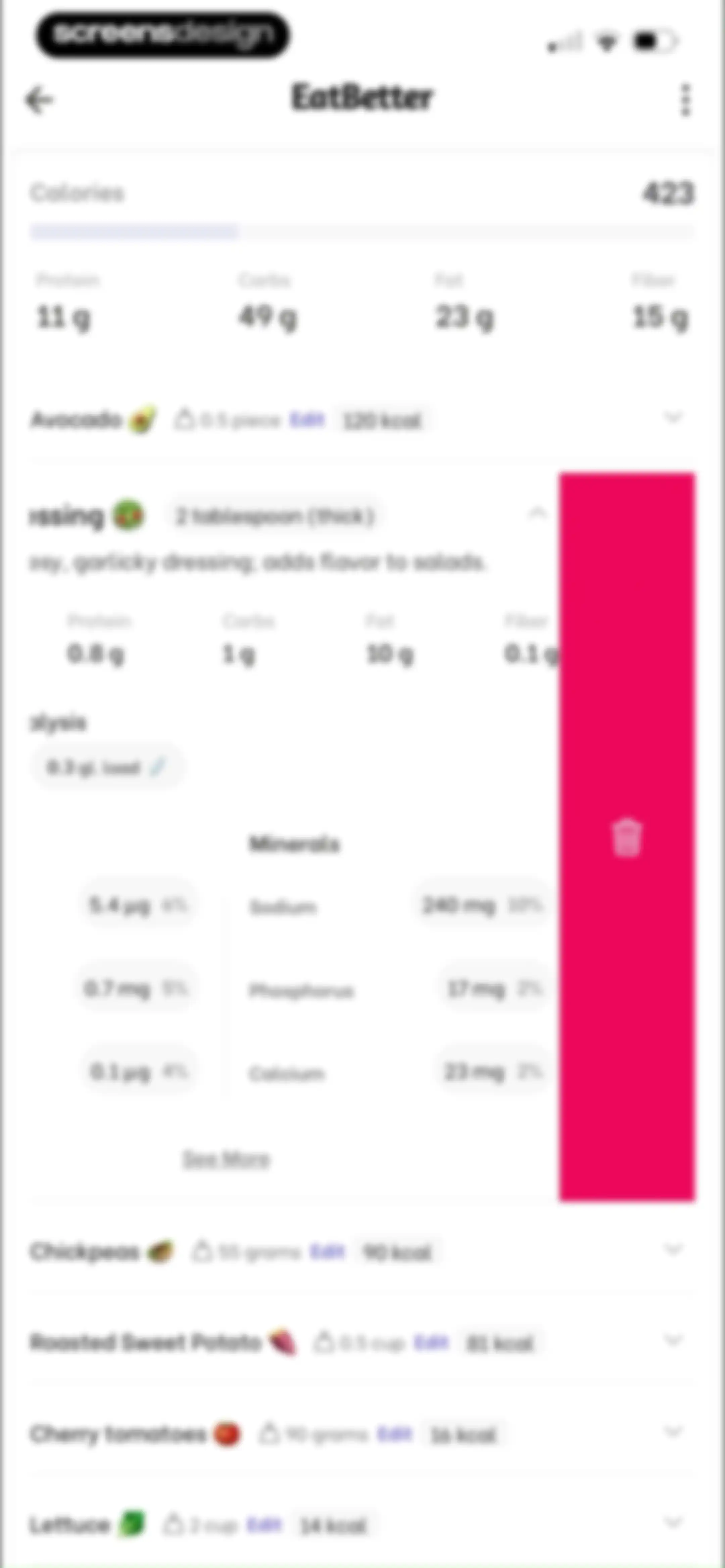 EatBetter: AI Food Journal screen 89