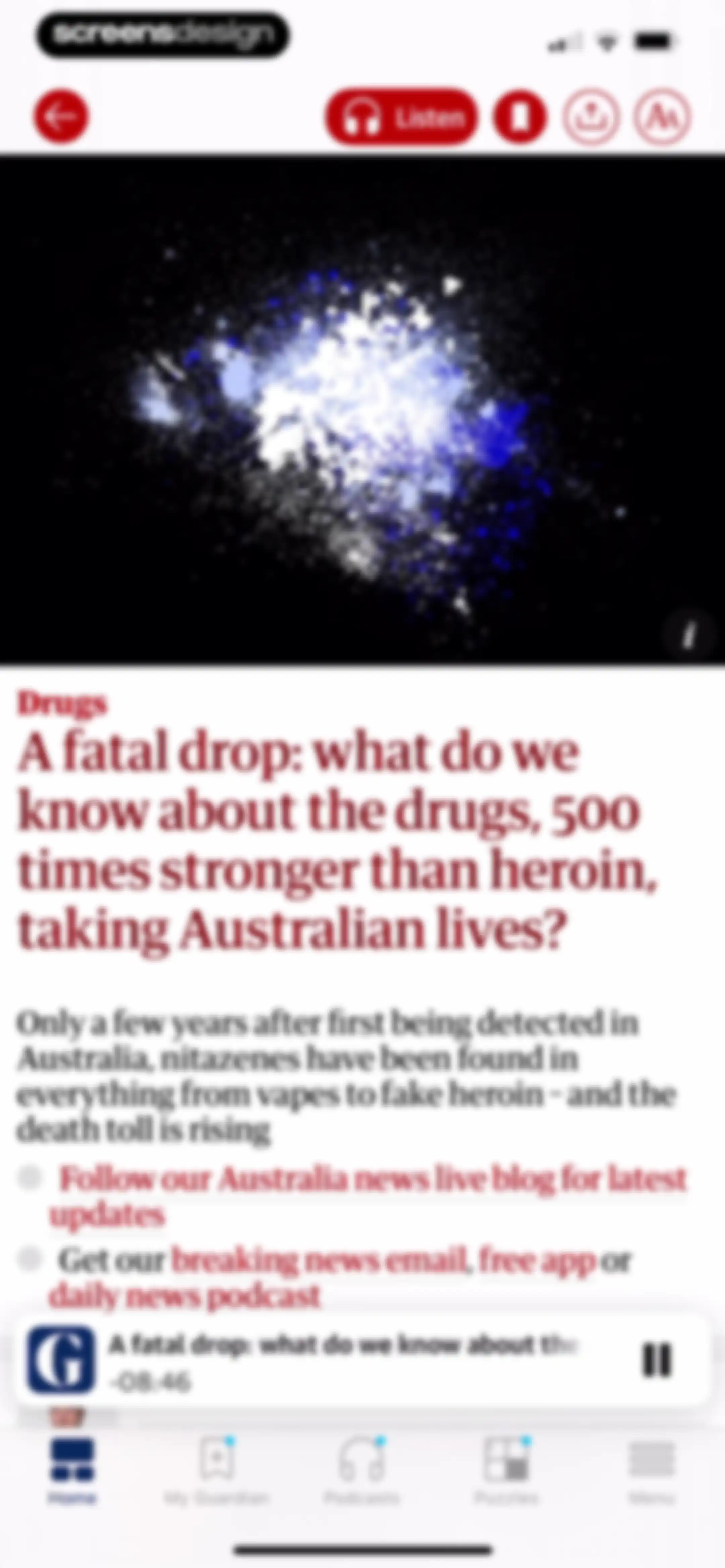 The Guardian - US & World News screen 23