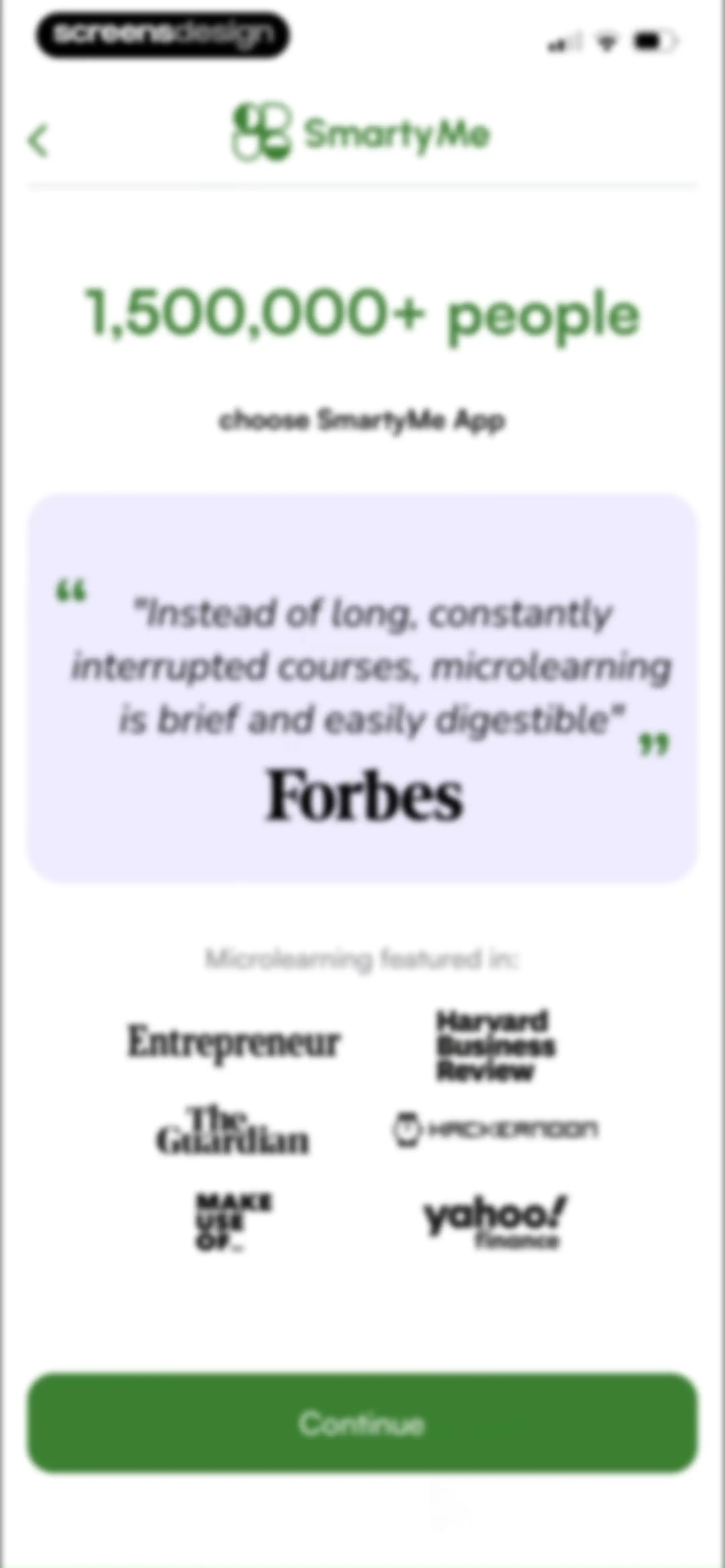 Micro Learning - SmartyMe screen 36