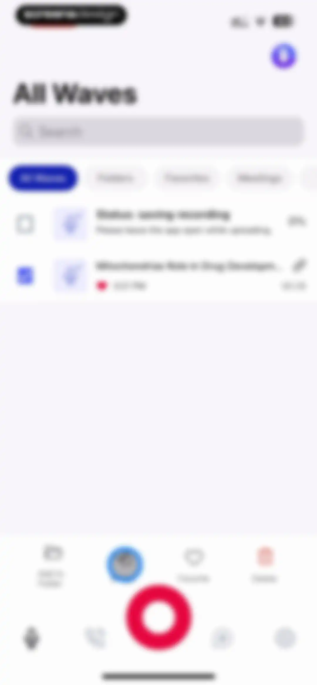 Wave AI Note Taker & Recorder screen 62