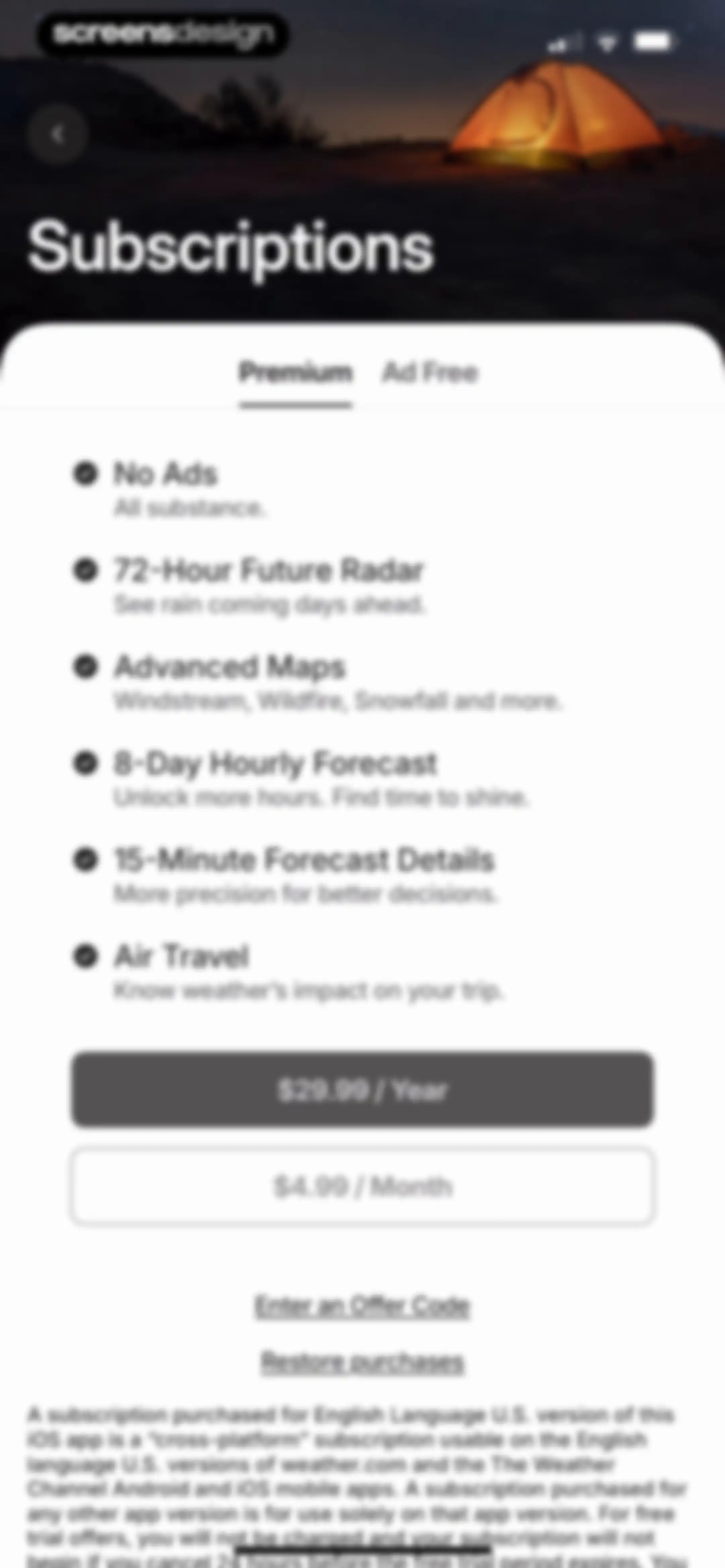 The Weather Channel - Radar screen 100