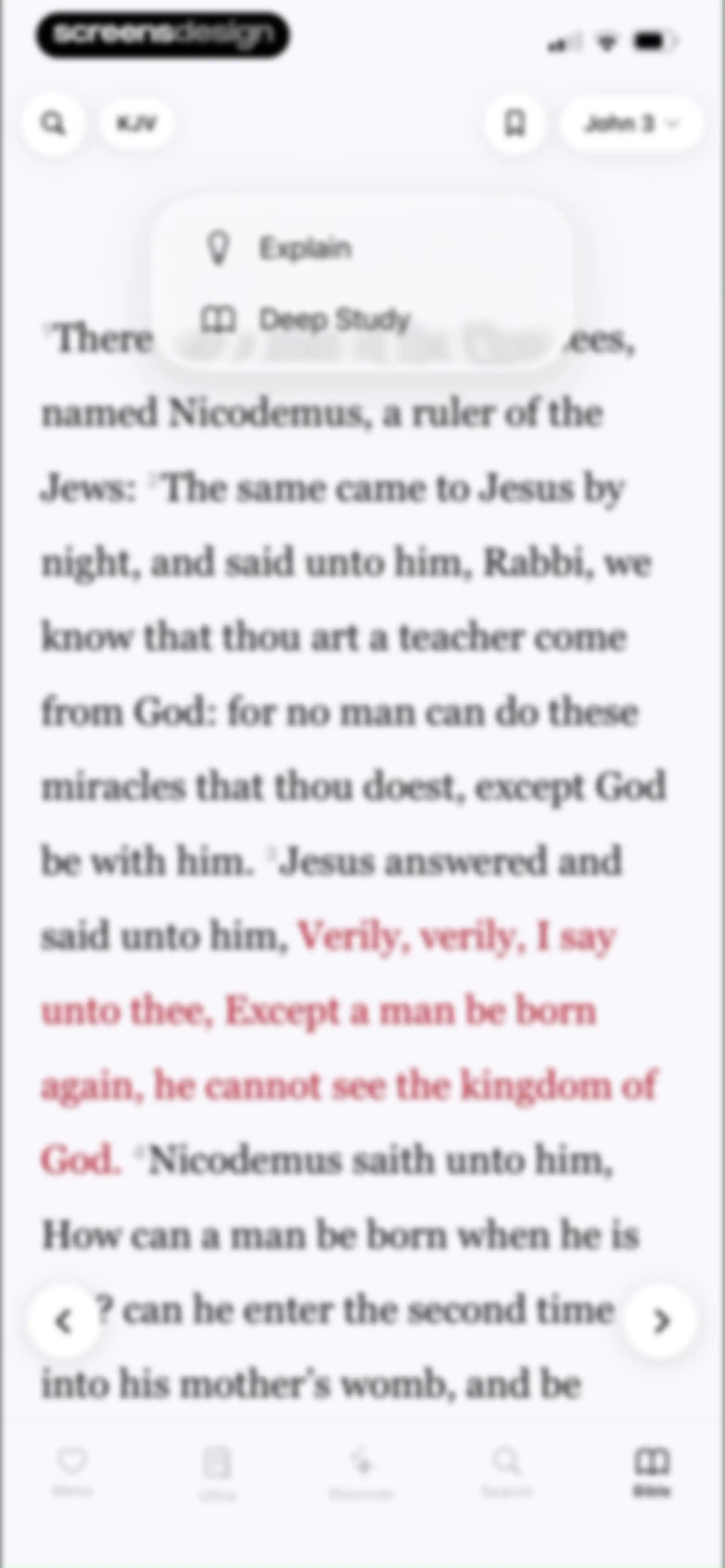 Bible Word Study screen 39