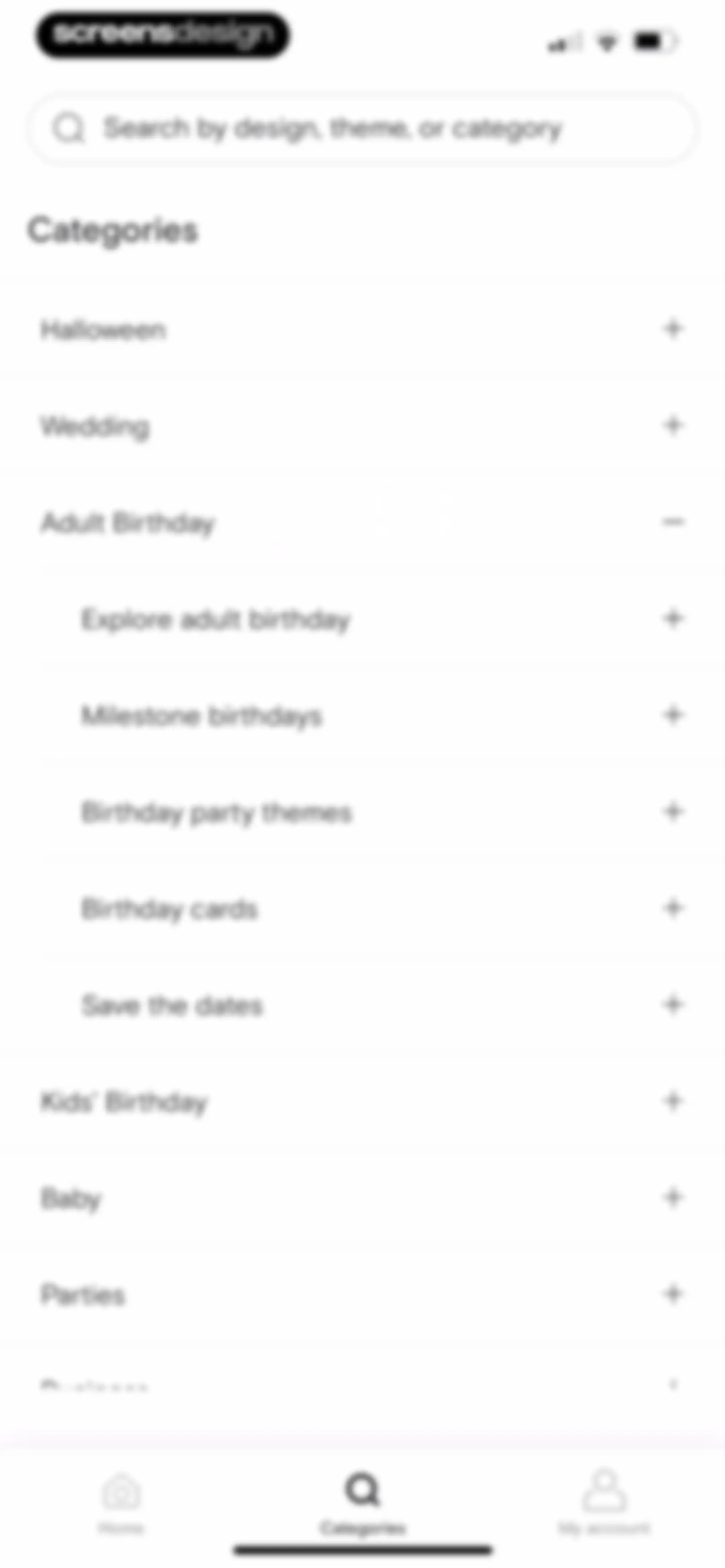 Paperless Post: Invitations screen 13