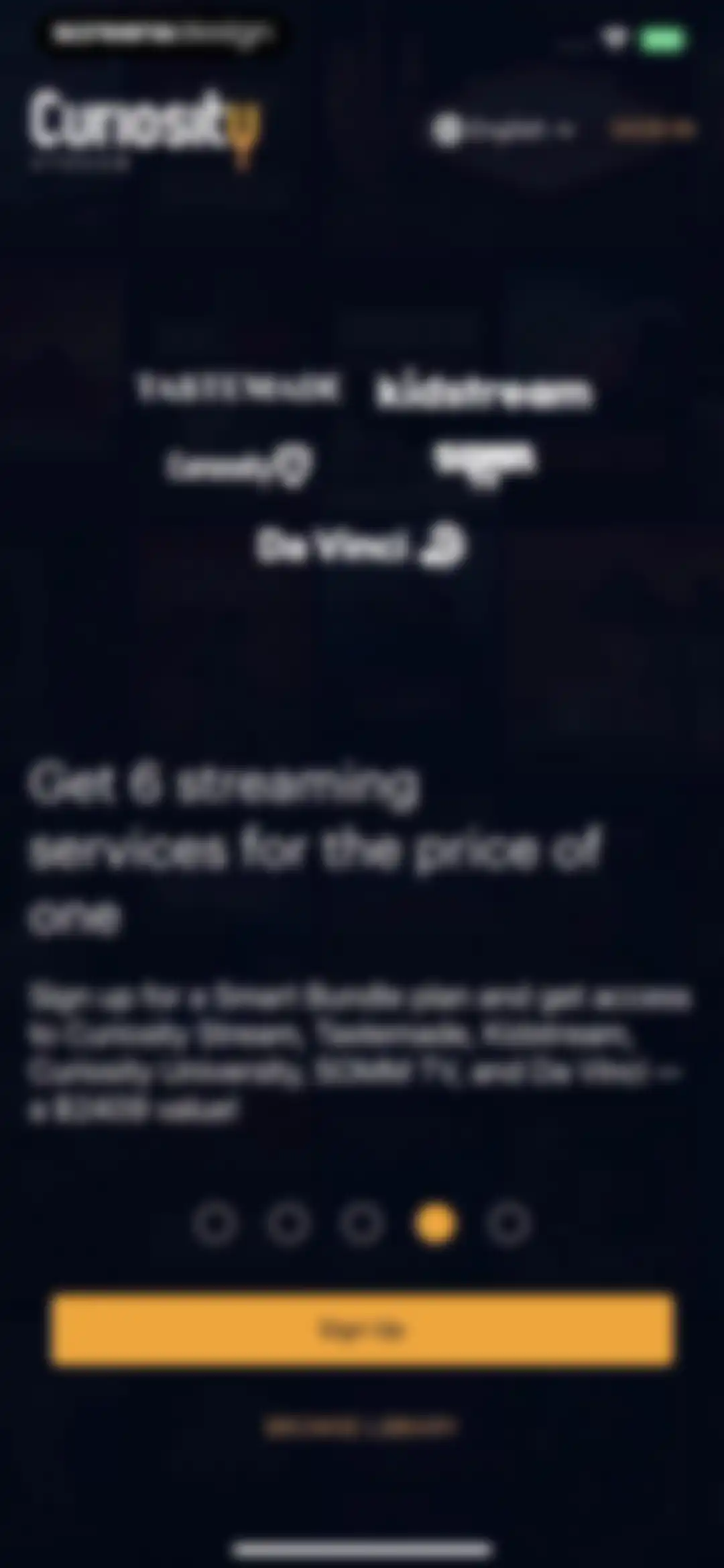 CuriosityStream screen 5