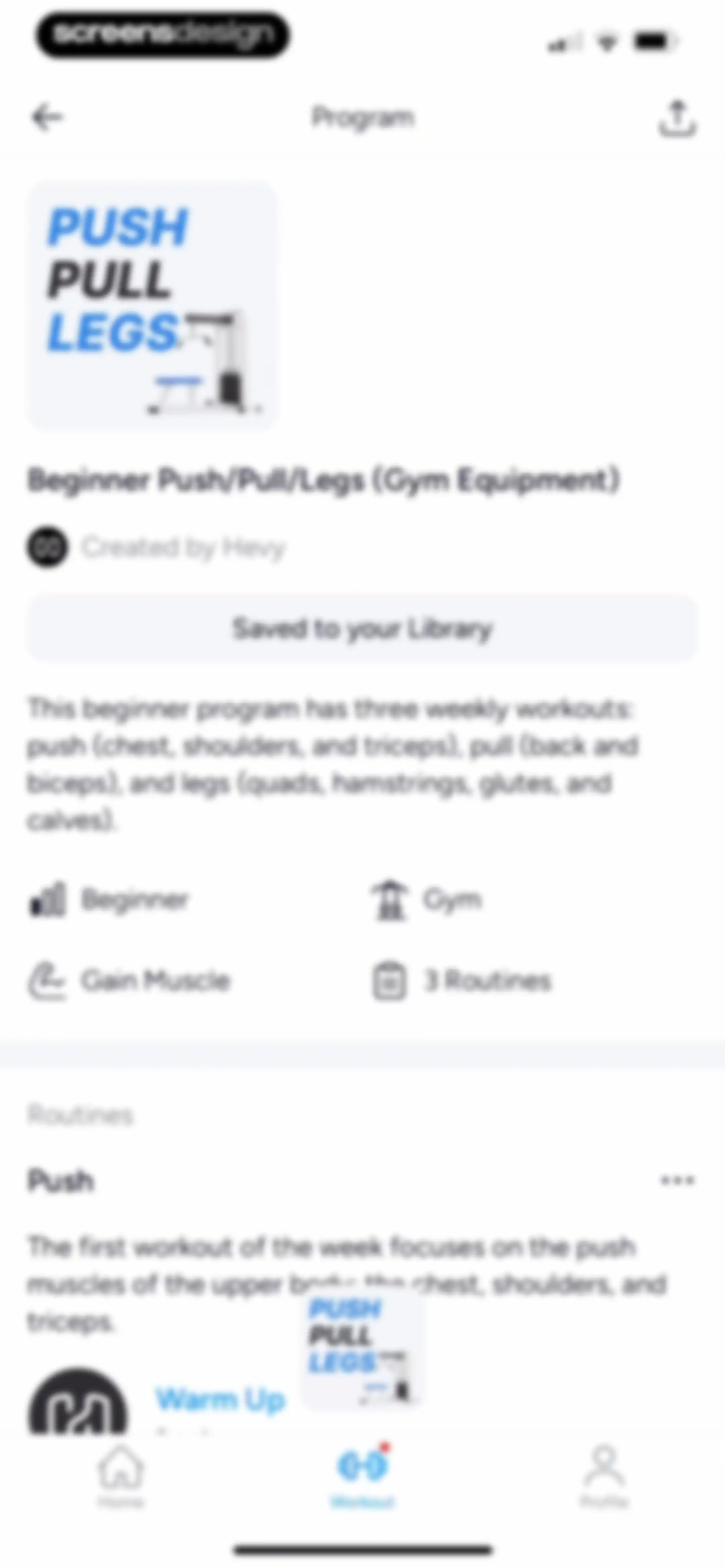 Hevy - Workout Tracker Gym Log screen 138