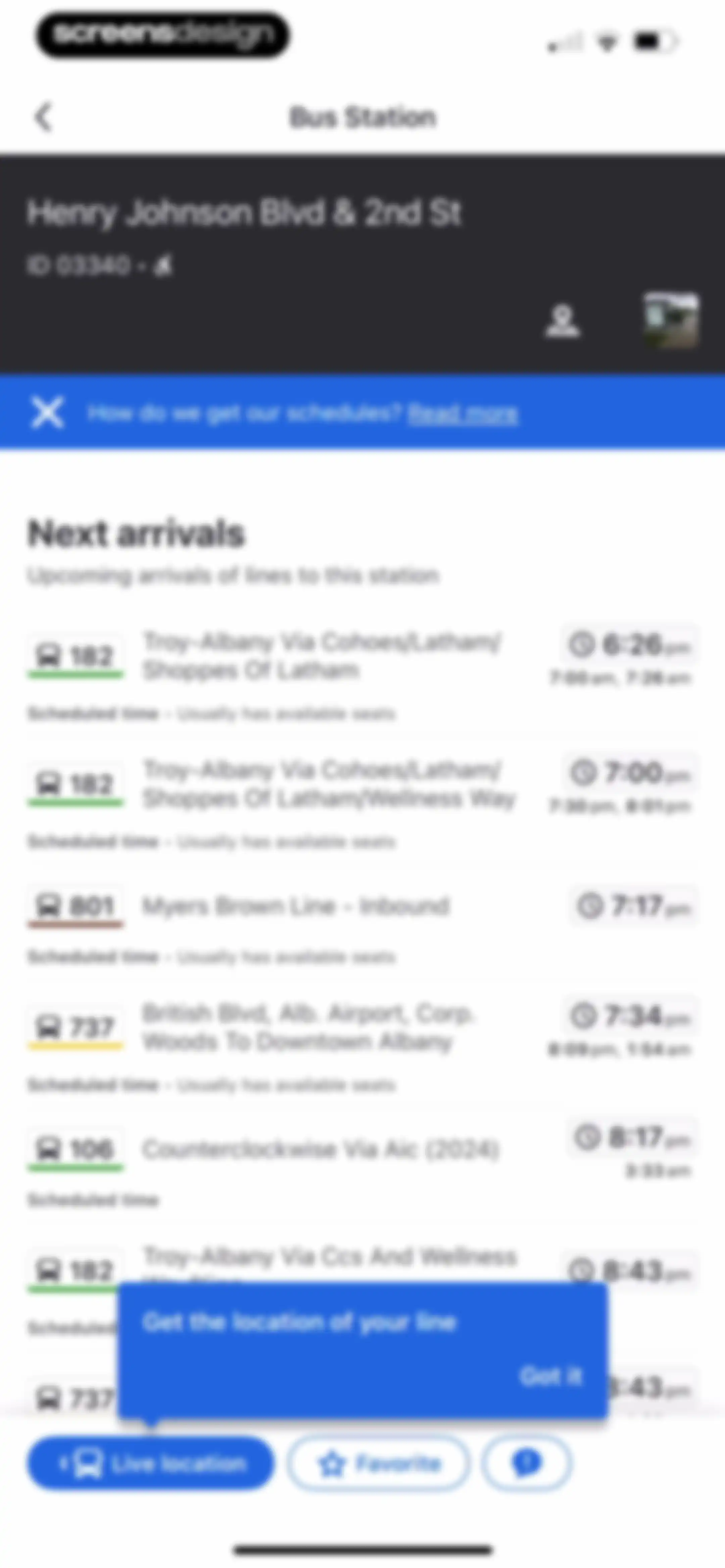 Moovit: Bus & Transit Tracker screen 95