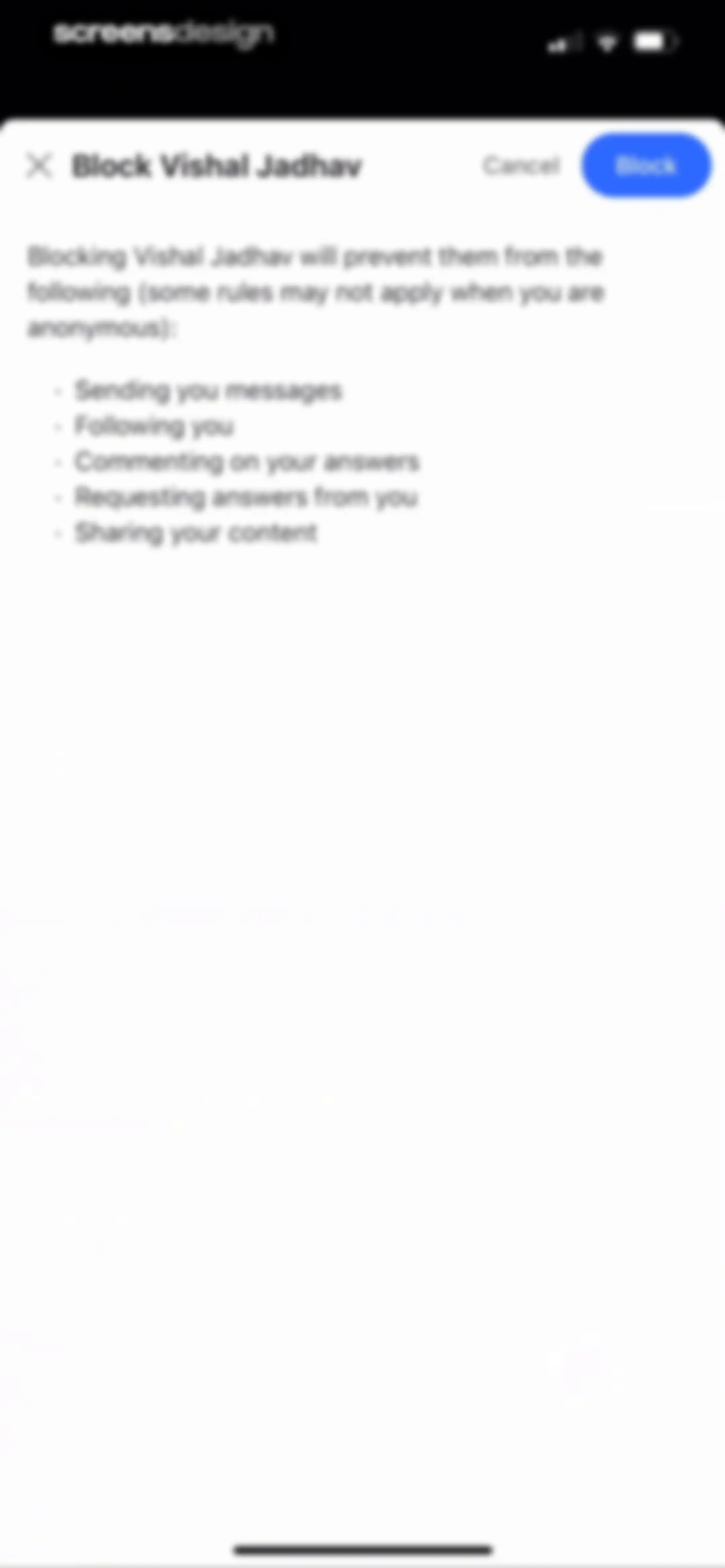 Quora screen 75