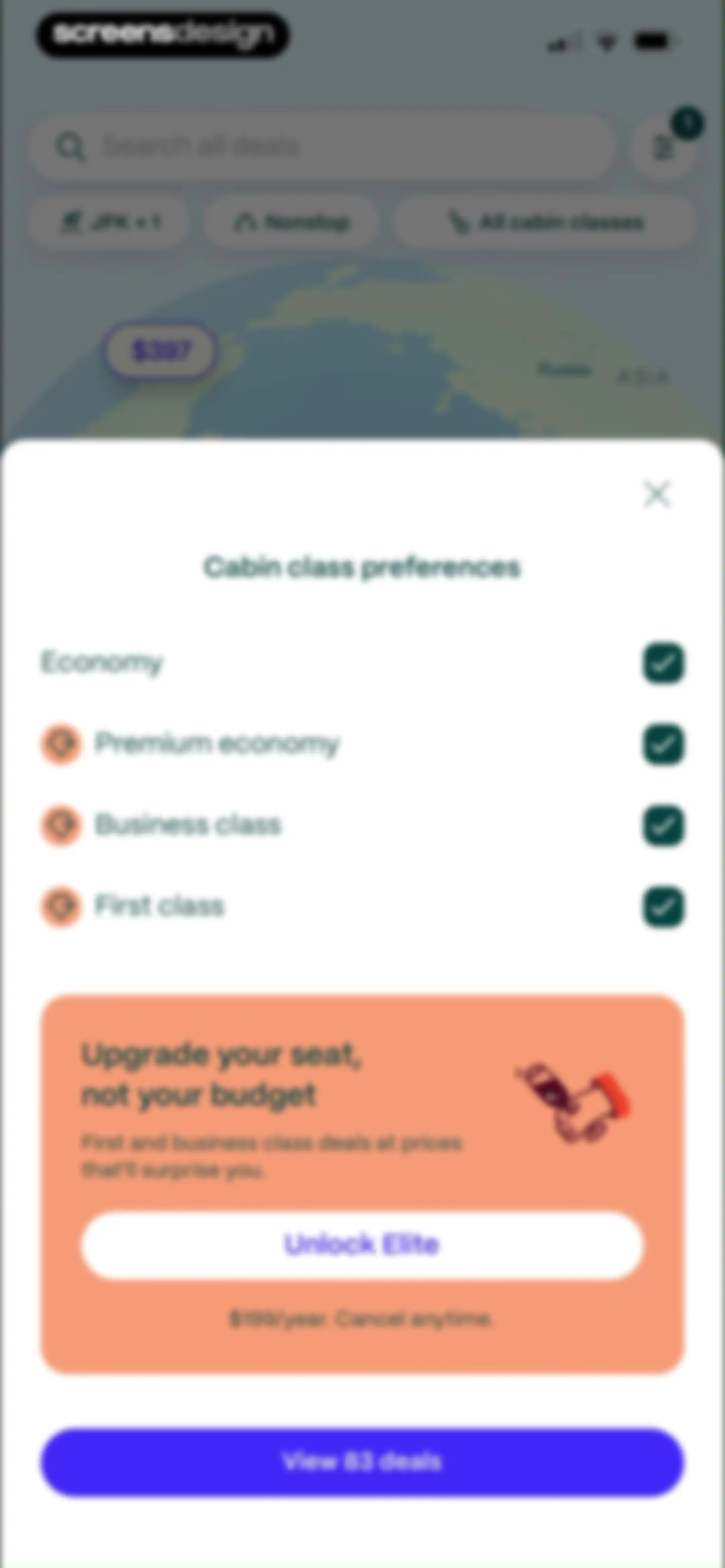 Going: Find Flight Deals screen 34