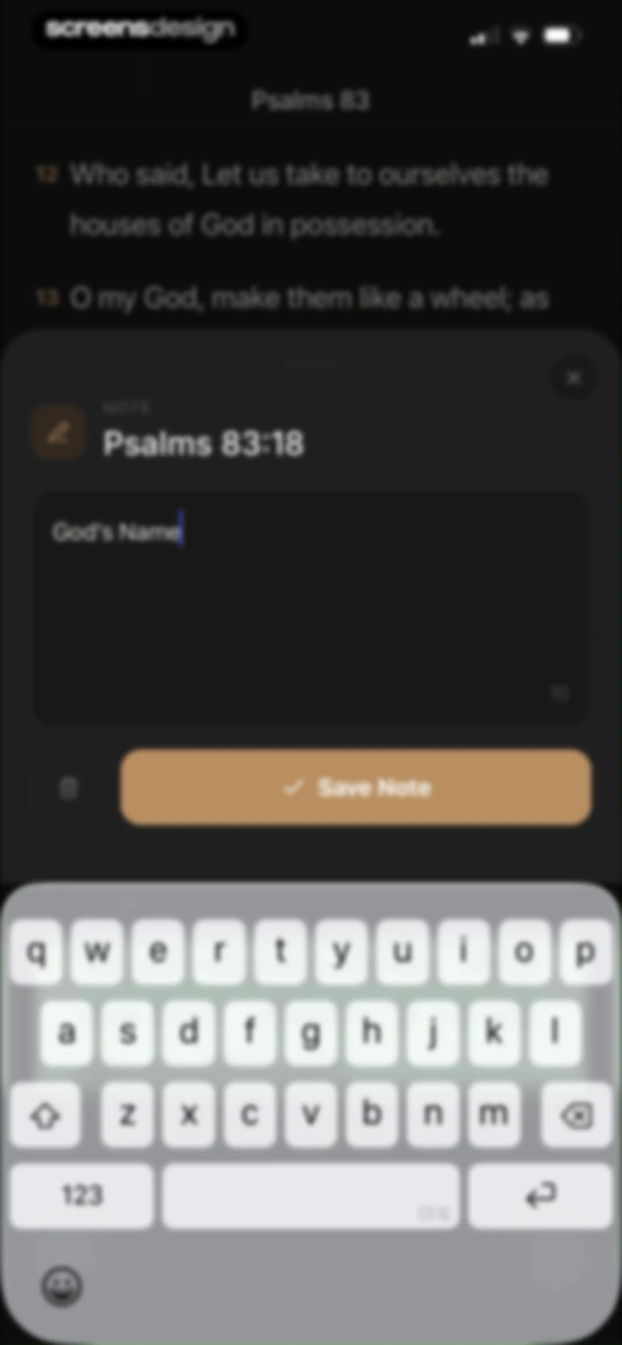 Holy Bible Widget: Daily Verse screen 99