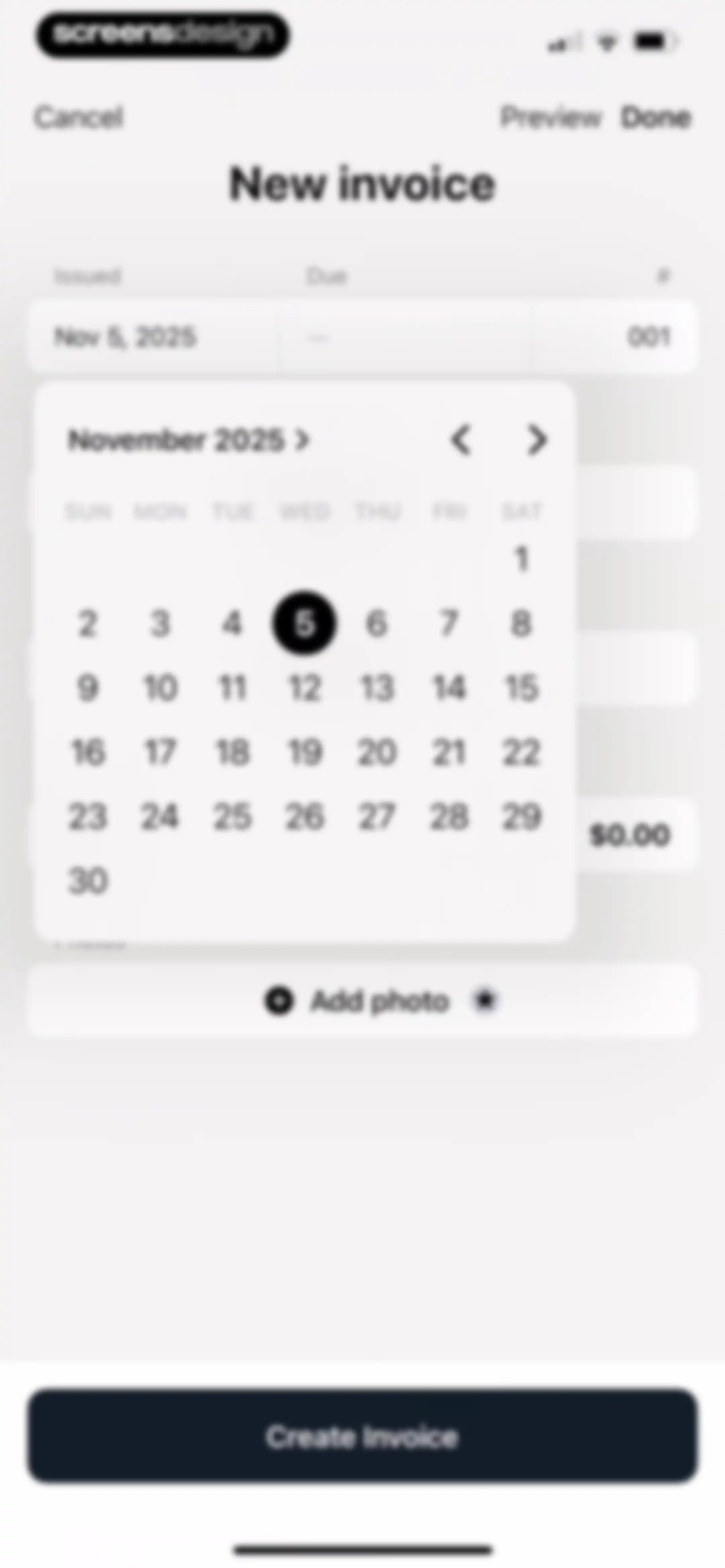 Invoice Maker ▸ Estimate App screen 21