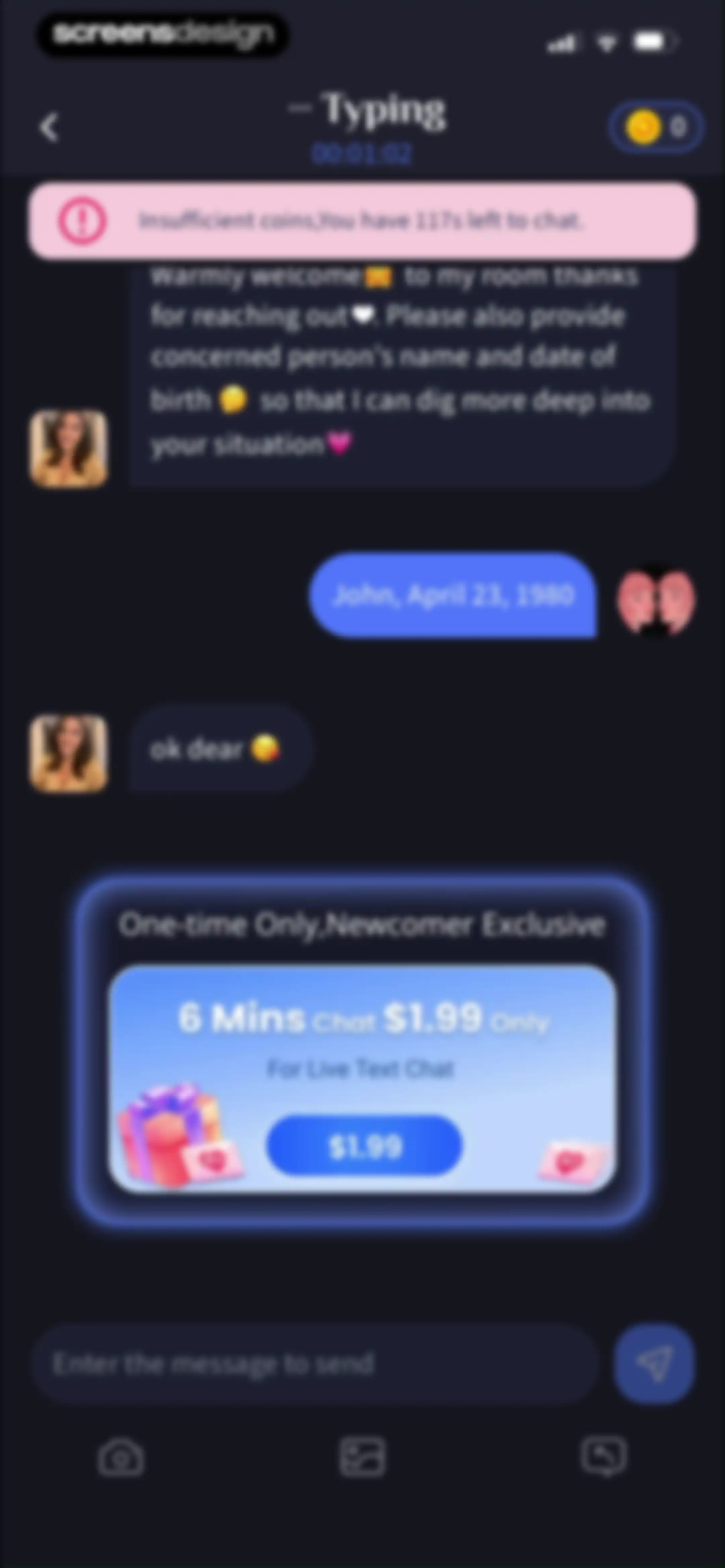 HealTalk - Text Reading screen 69