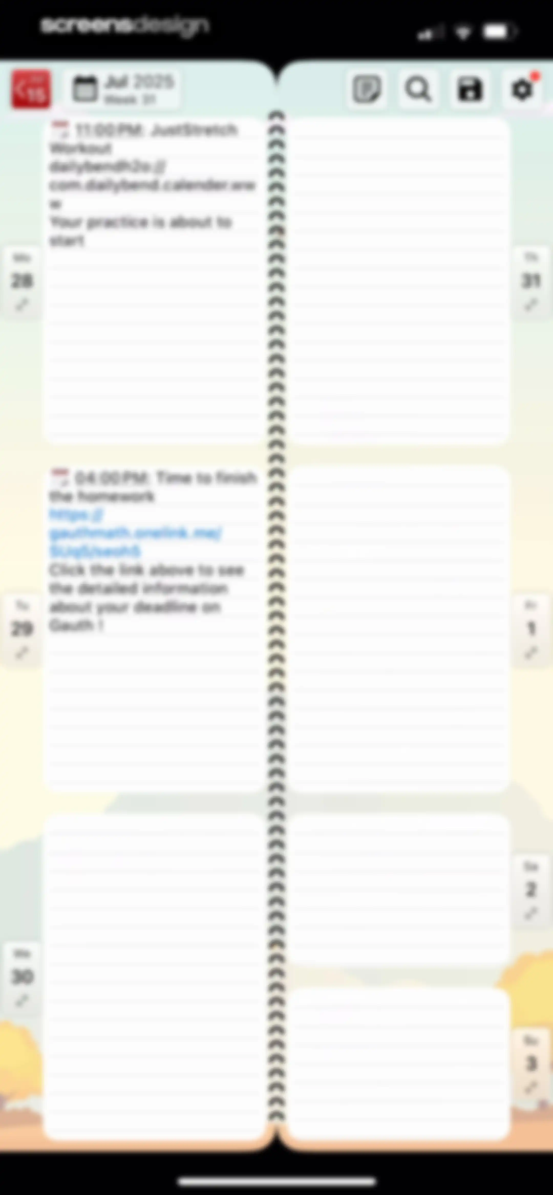 Weekly Planner - Diary, Notes screen 25