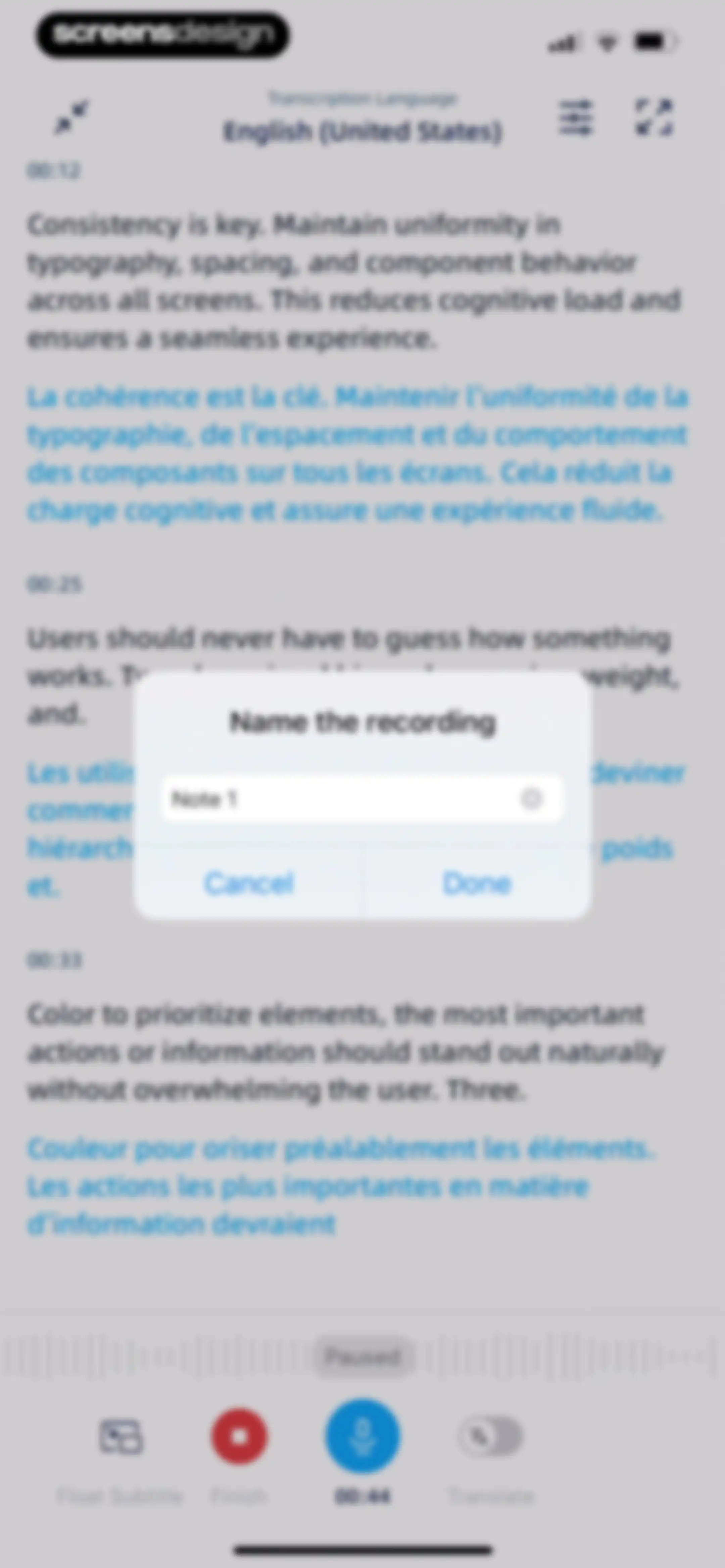 iRecord: Transcribe Voice Memo screen 23