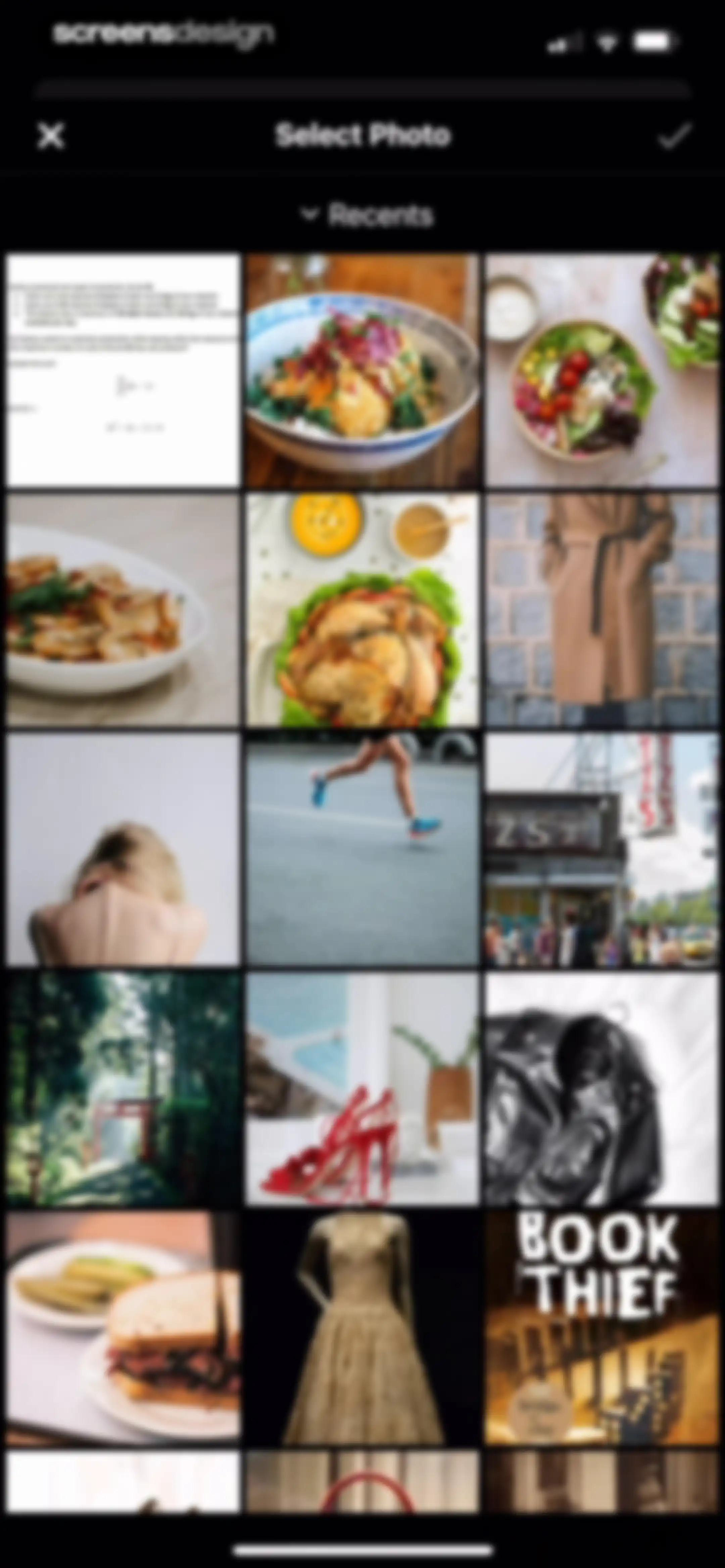 Layout for Instagram: Collage screen 45