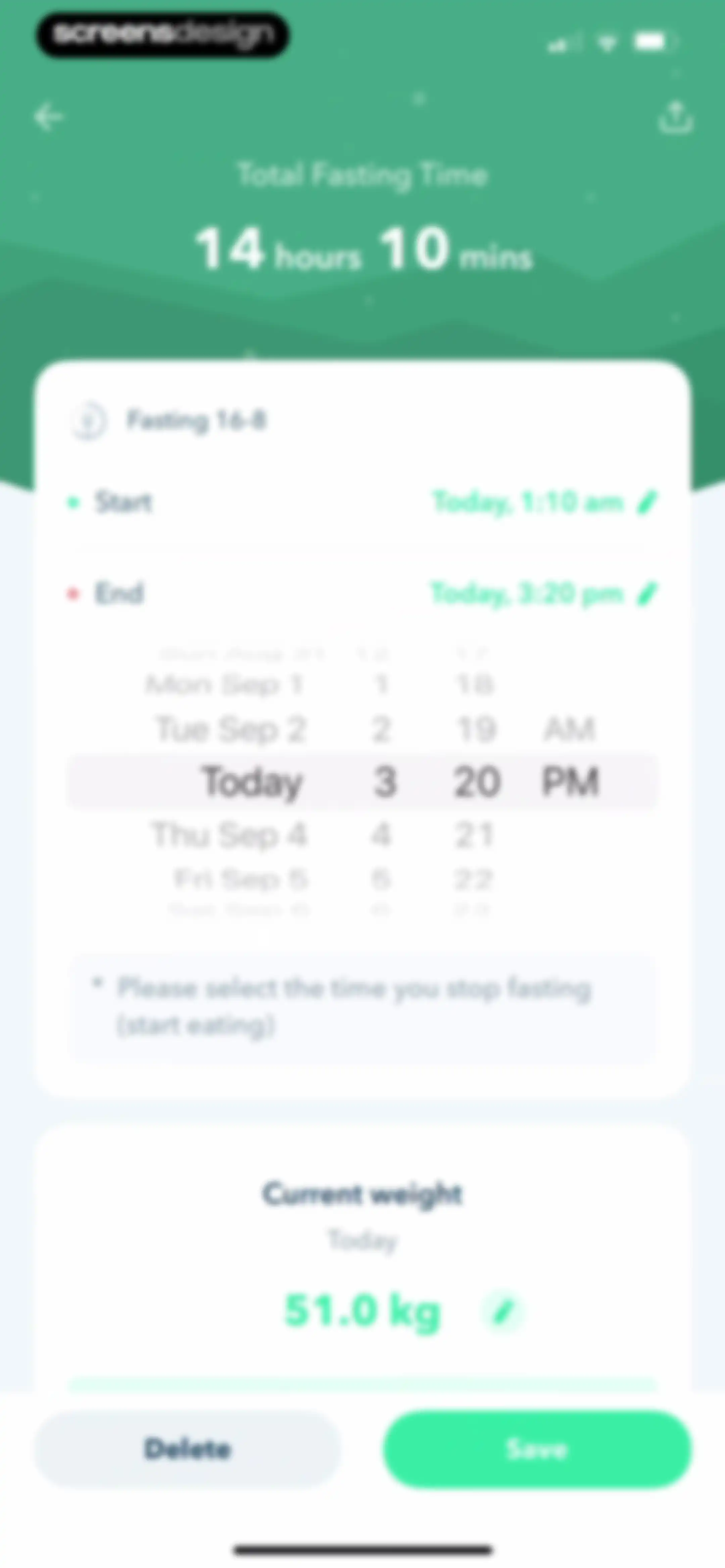 Intermittent Fasting Tracker - screen 115