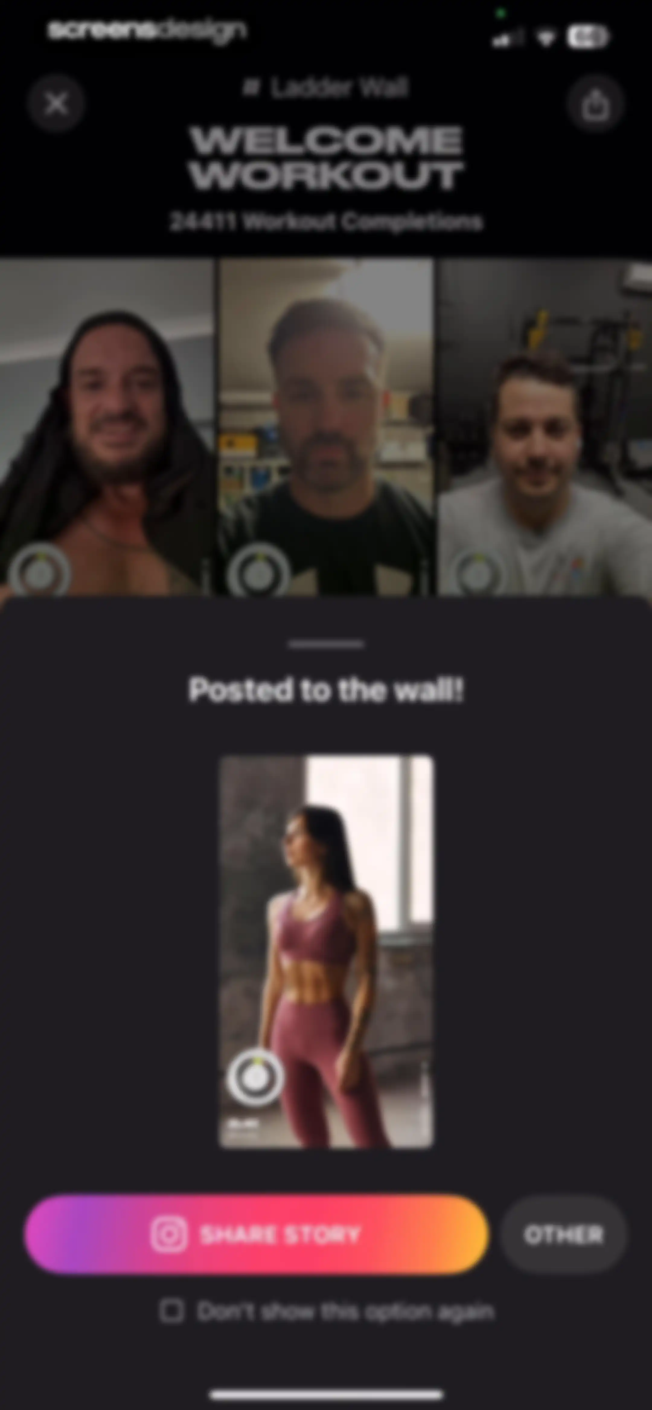 LADDER Strength Training Plans screen 68