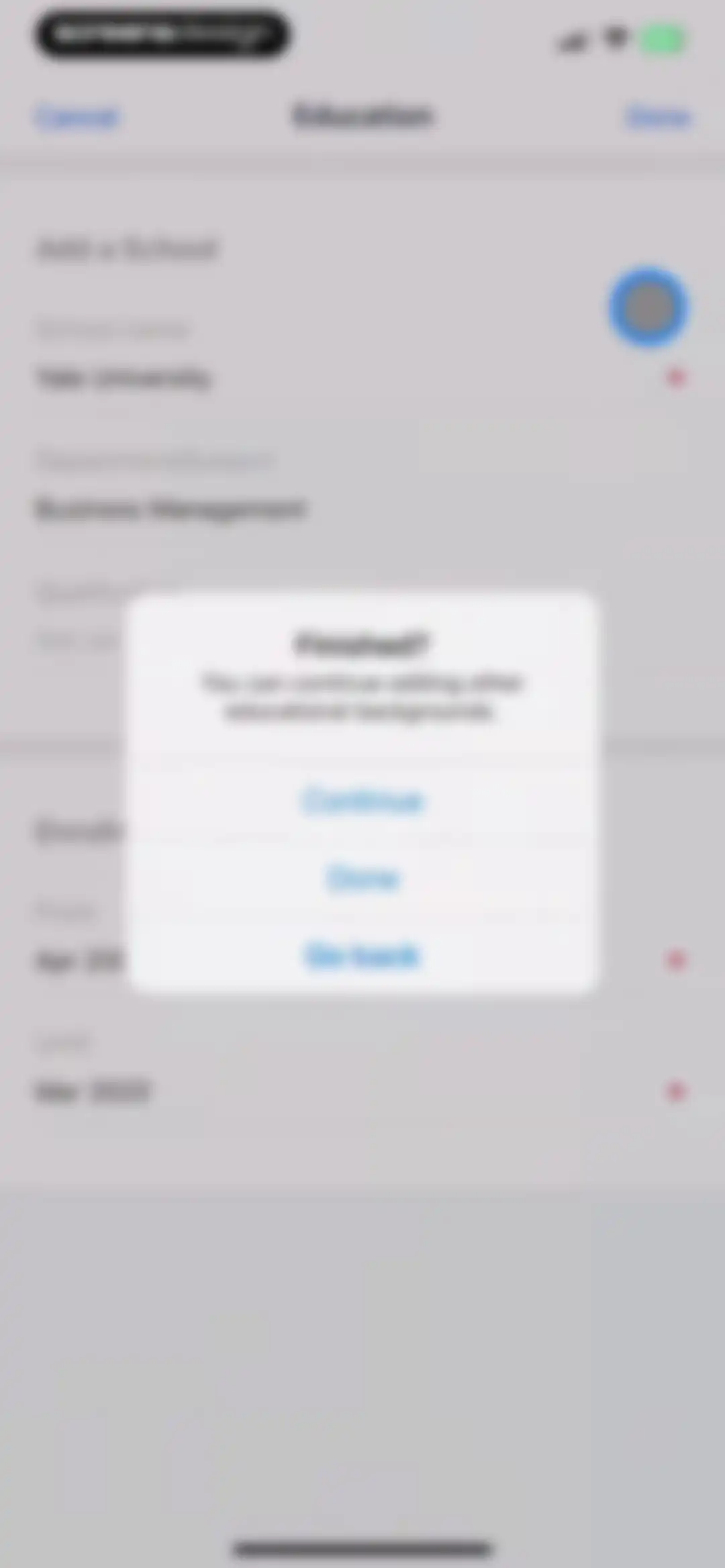 Eight: Business Card Manager screen 53