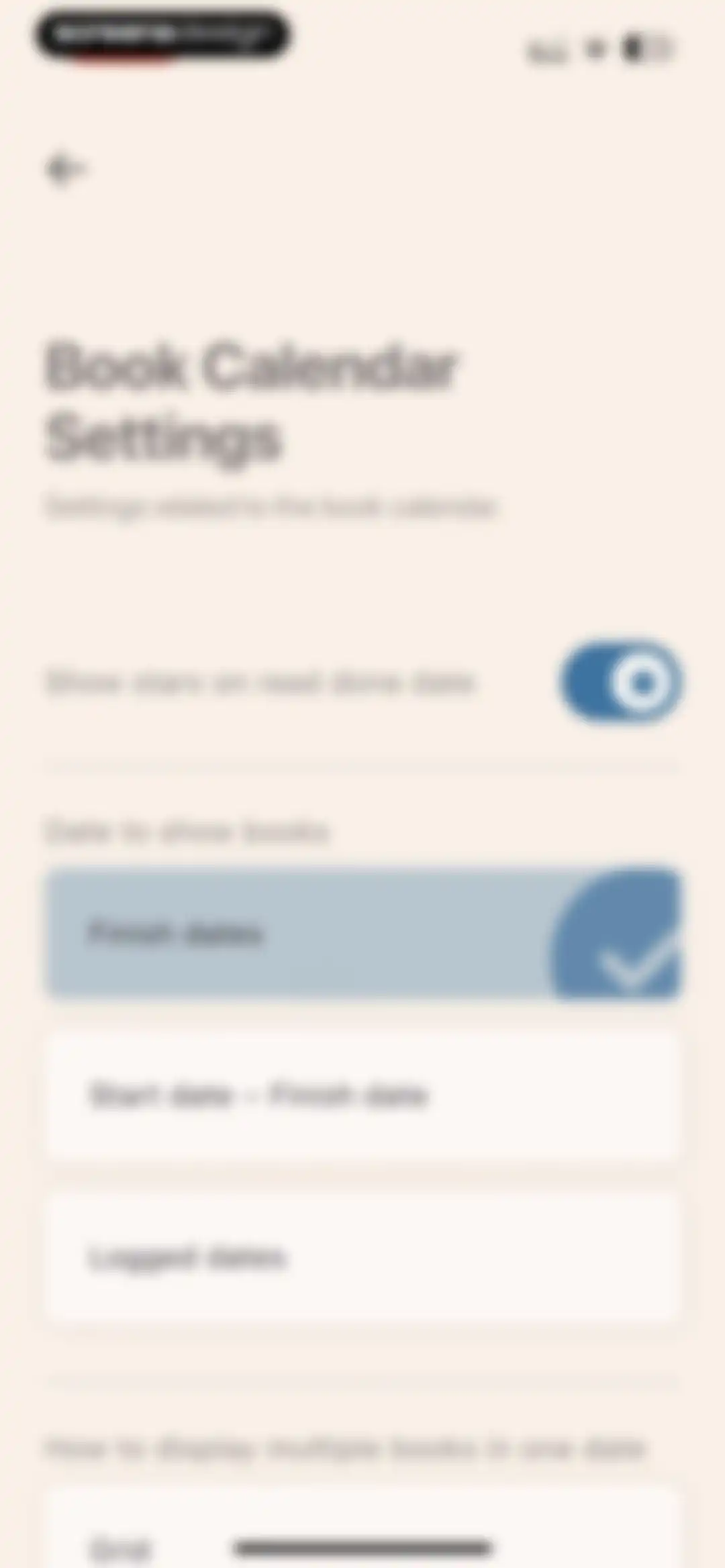 Bookmory - reading tracker screen 160