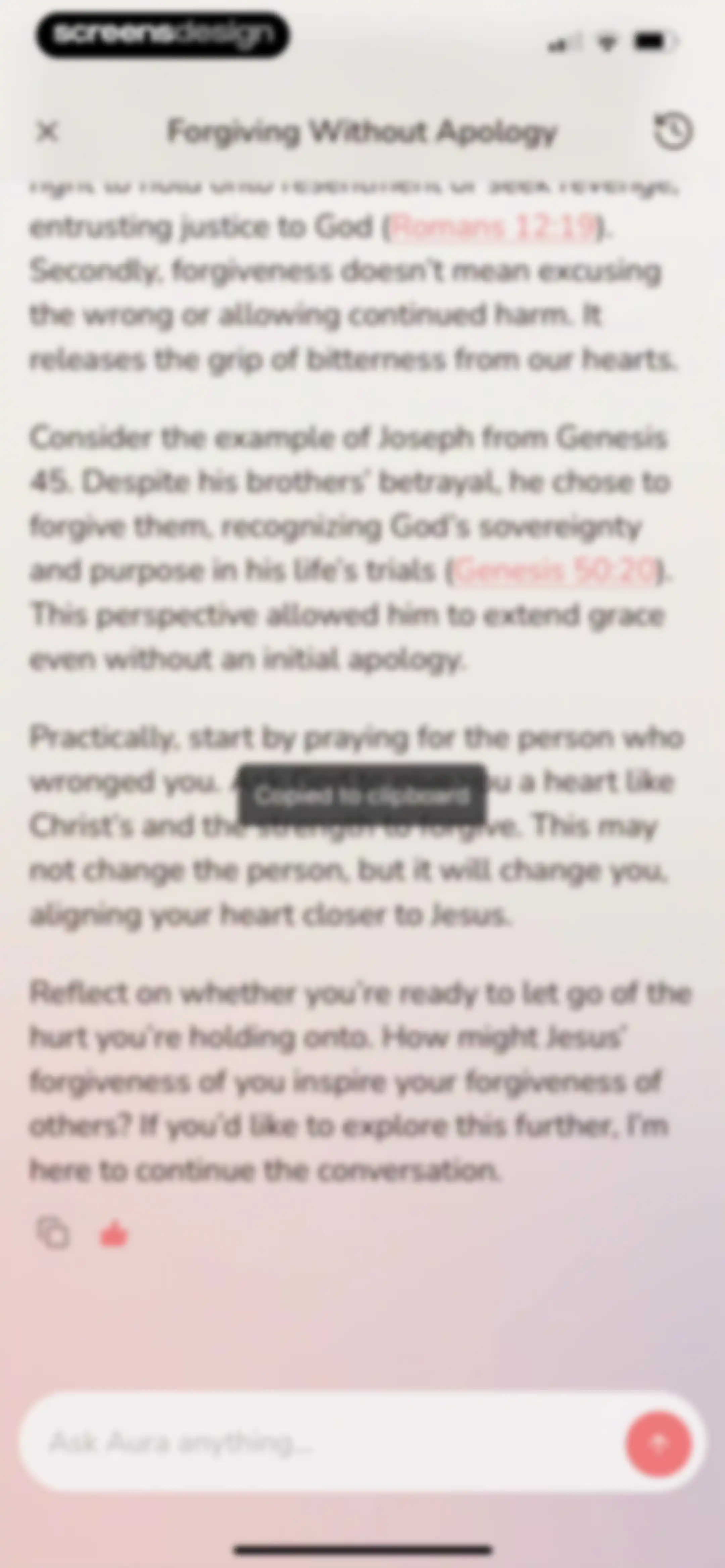 Aura: Pray Deeper, Walk Closer screen 63