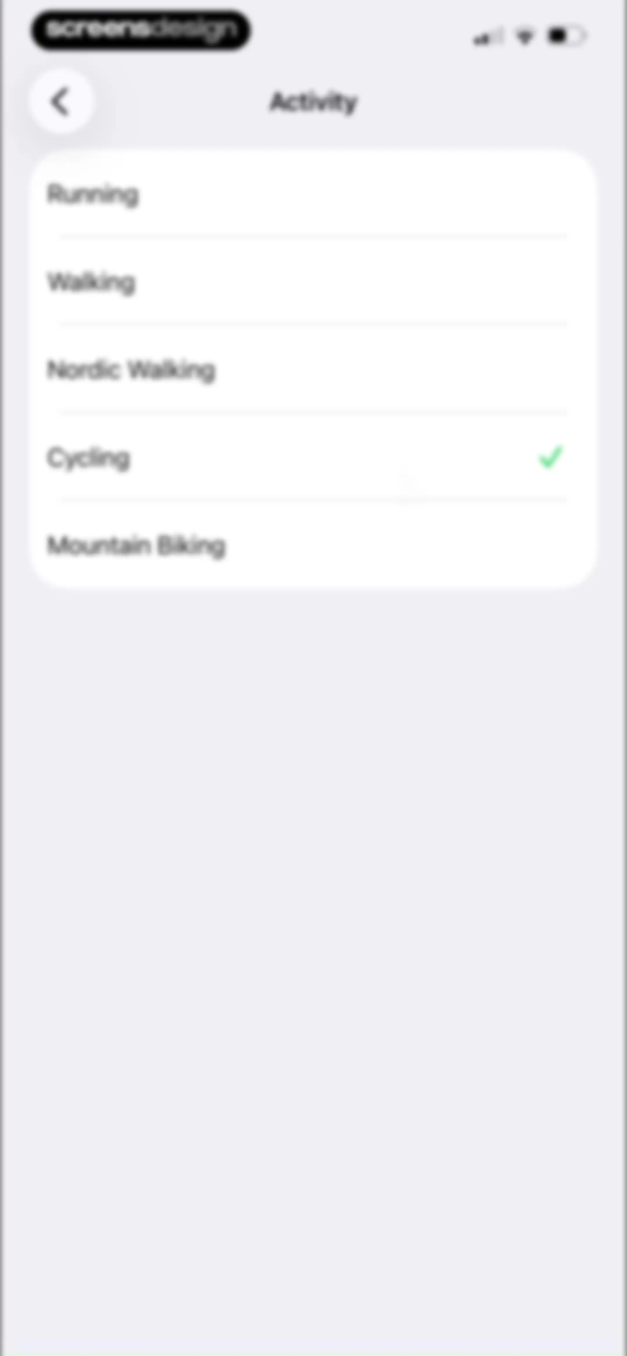 Running Walking Tracker Goals screen 46