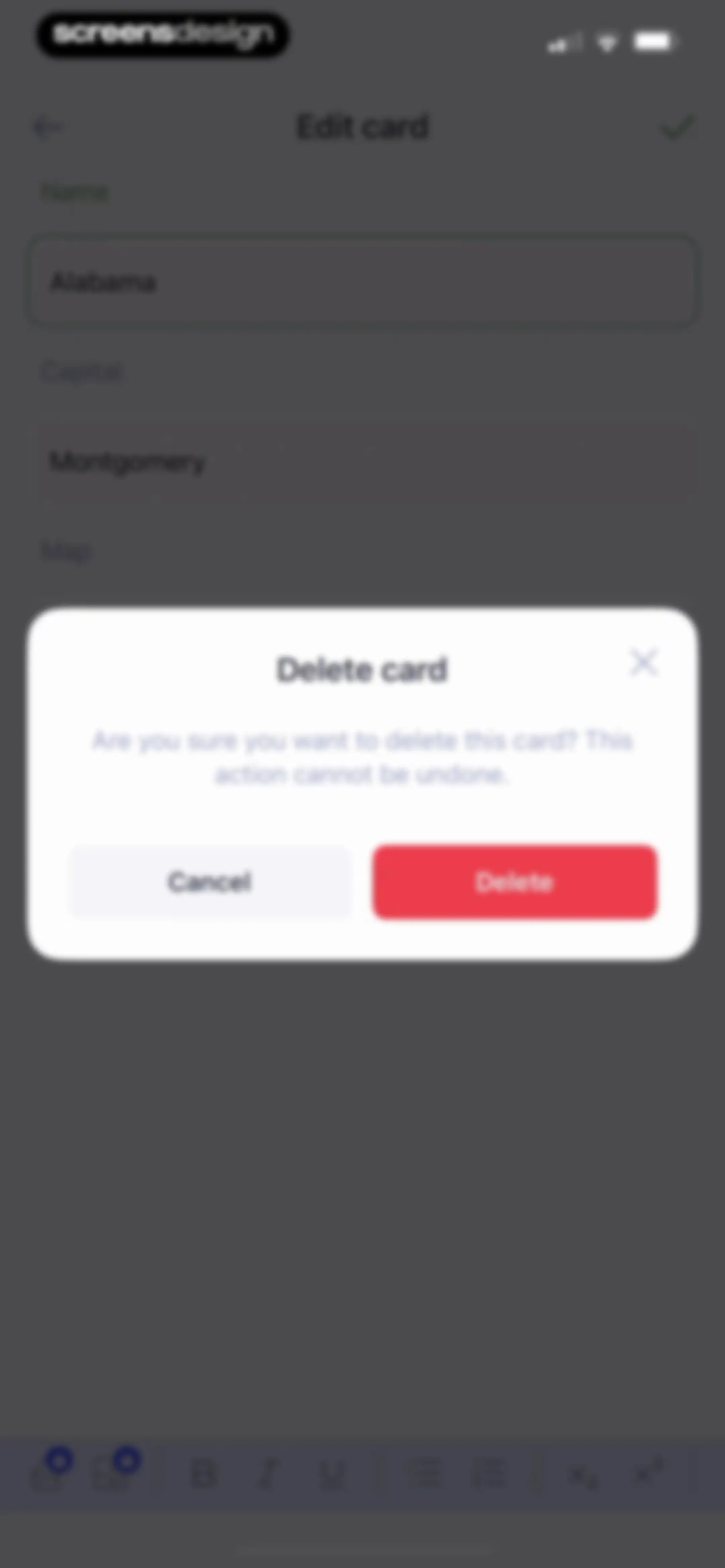 Cogni: Flashcards Learning screen 53