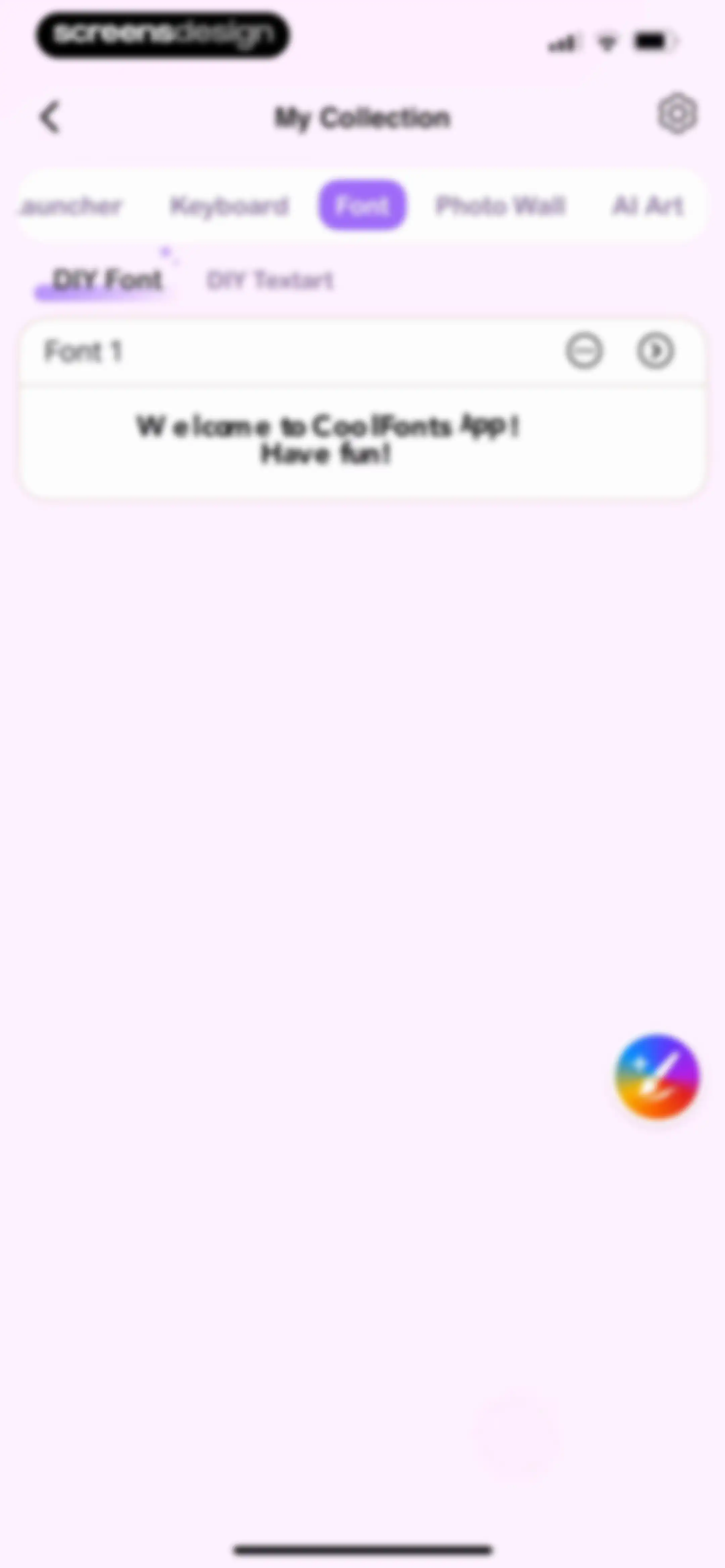 Cool Themes & Fonts: Cute Text screen 48