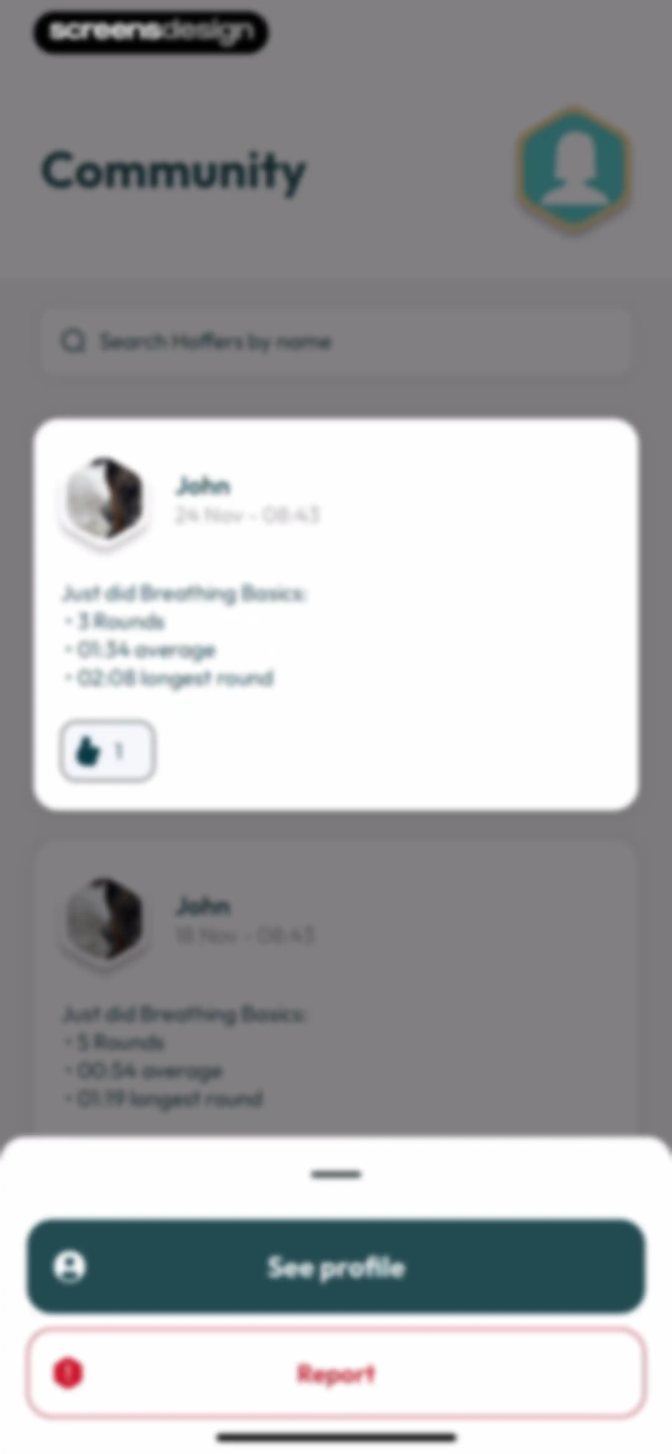 Wim Hof Method: Breathwork screen 121