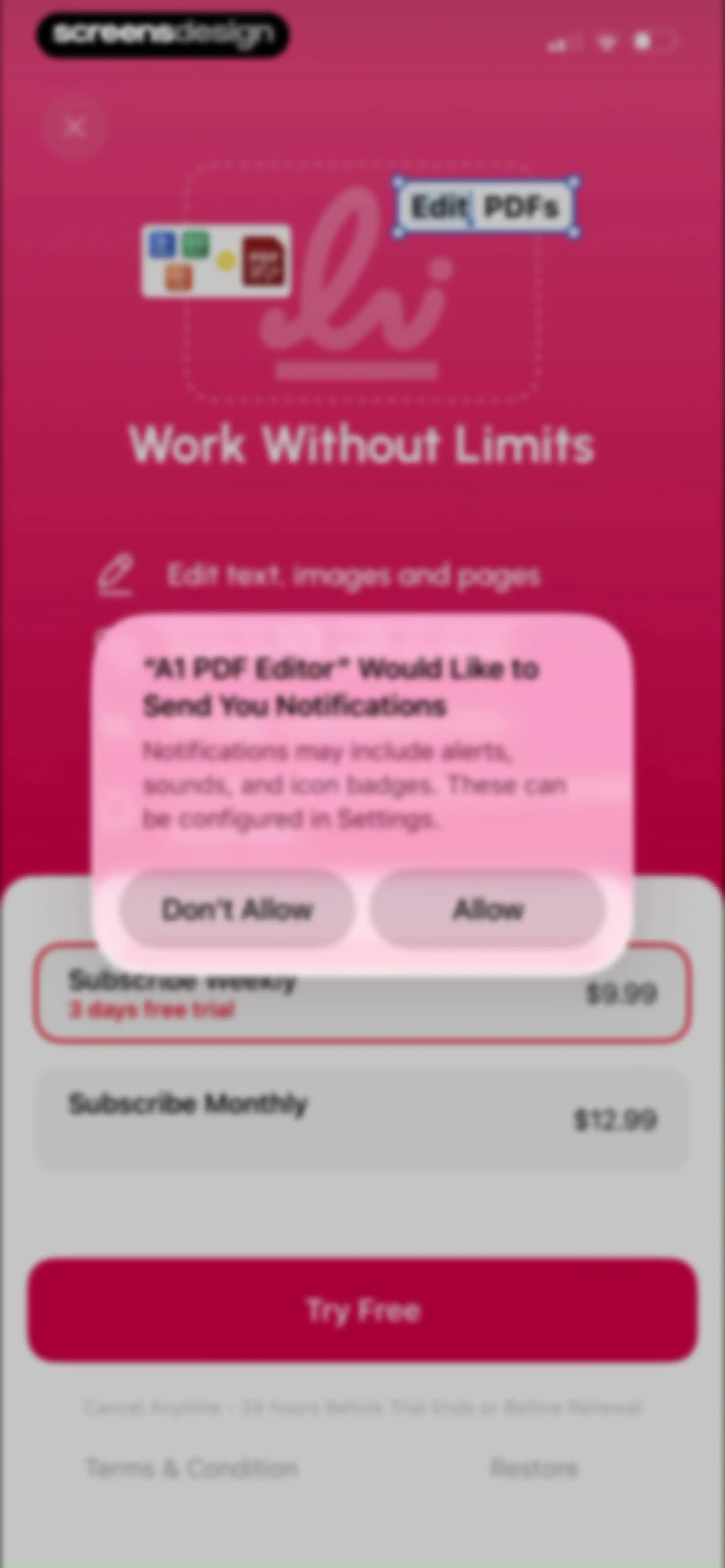 PDF Editor: Read, Scan & Sign screen 8