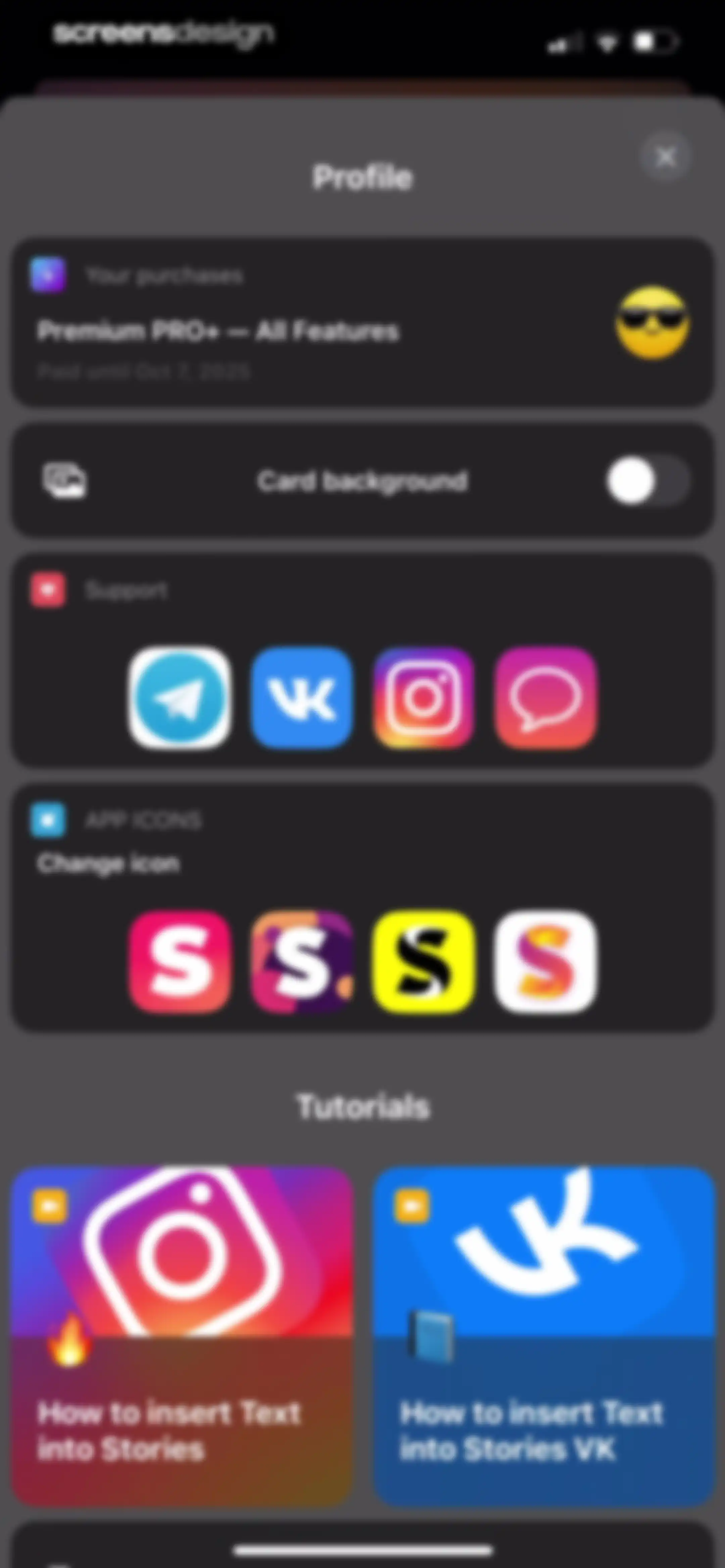 Leto: Font for Instagram Story screen 154