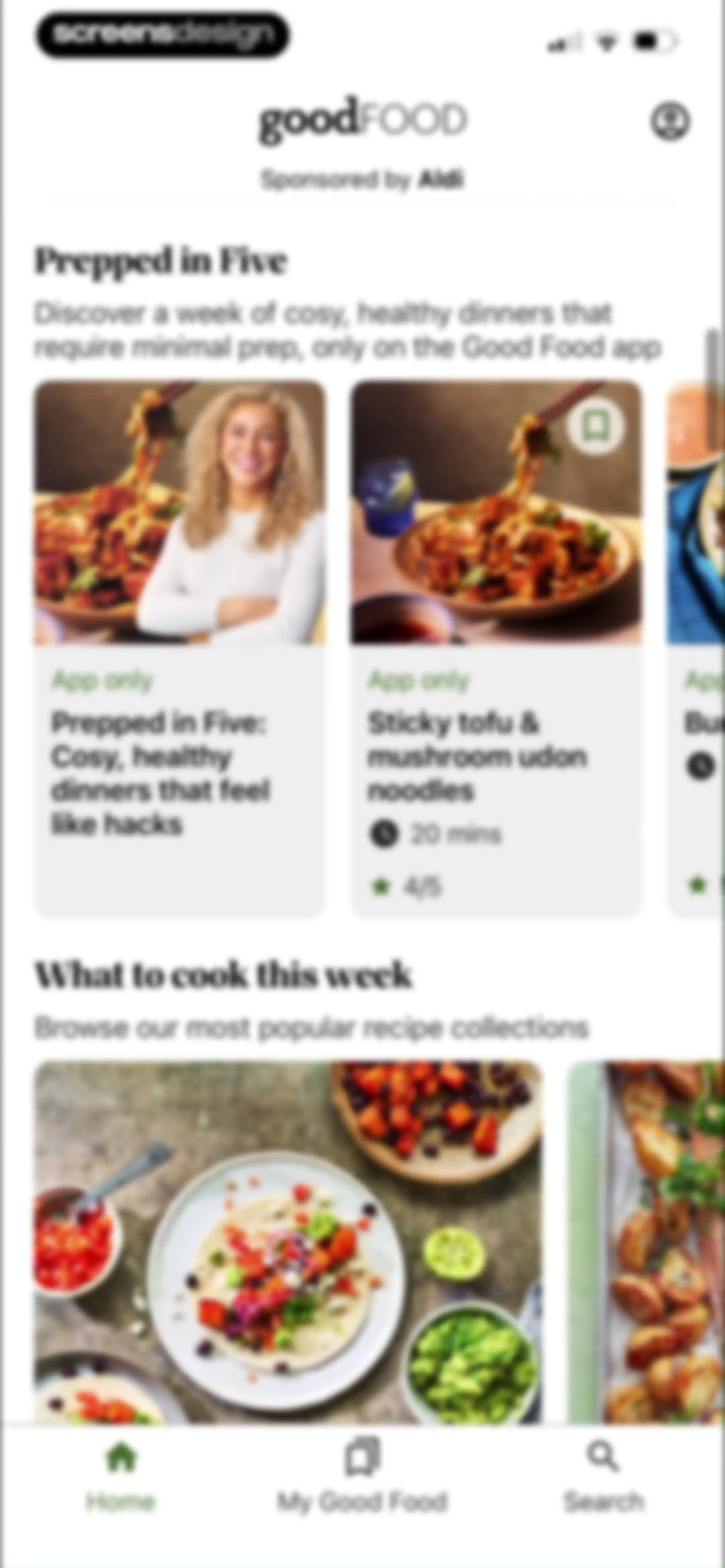 Good Food: Recipe Finder screen 27