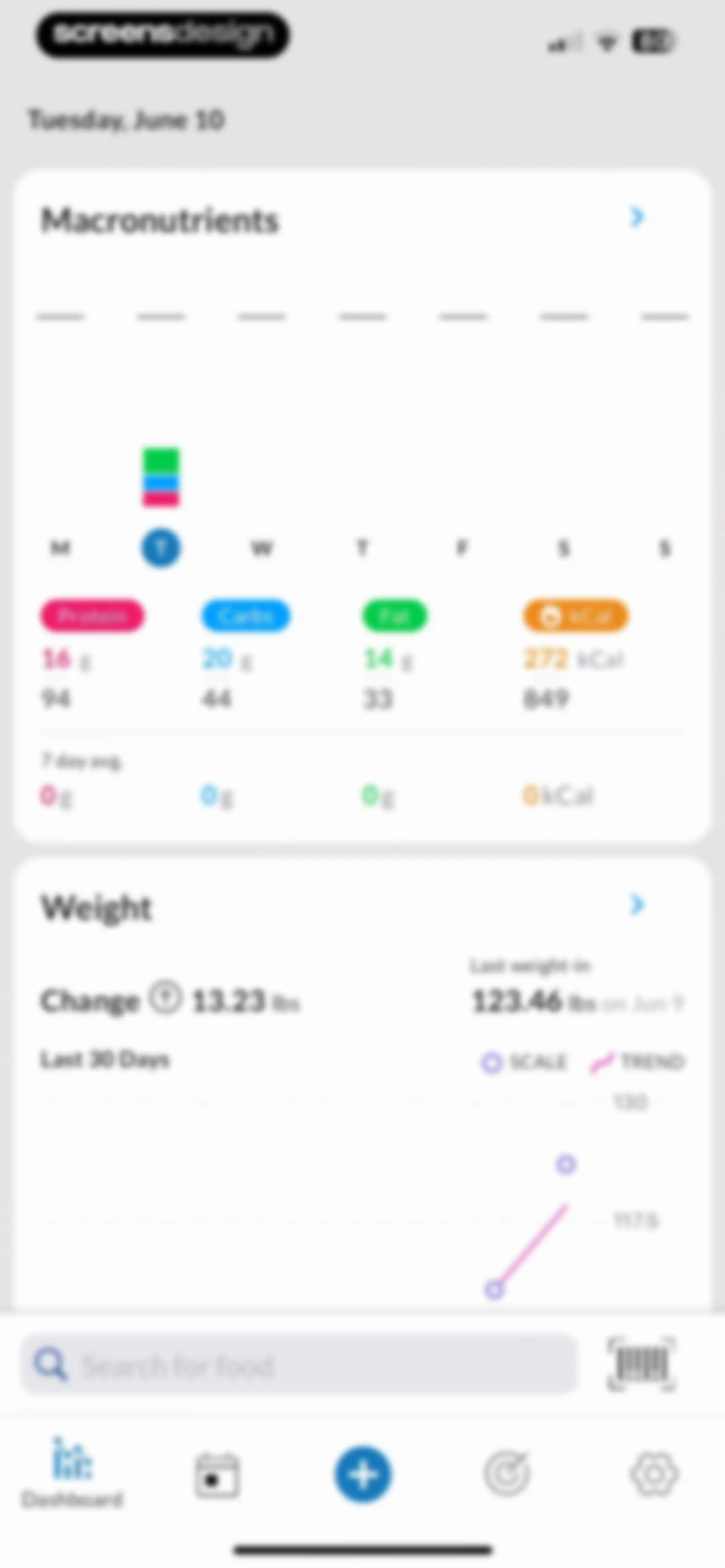 MacrosFirst - Macro Tracker screen 47