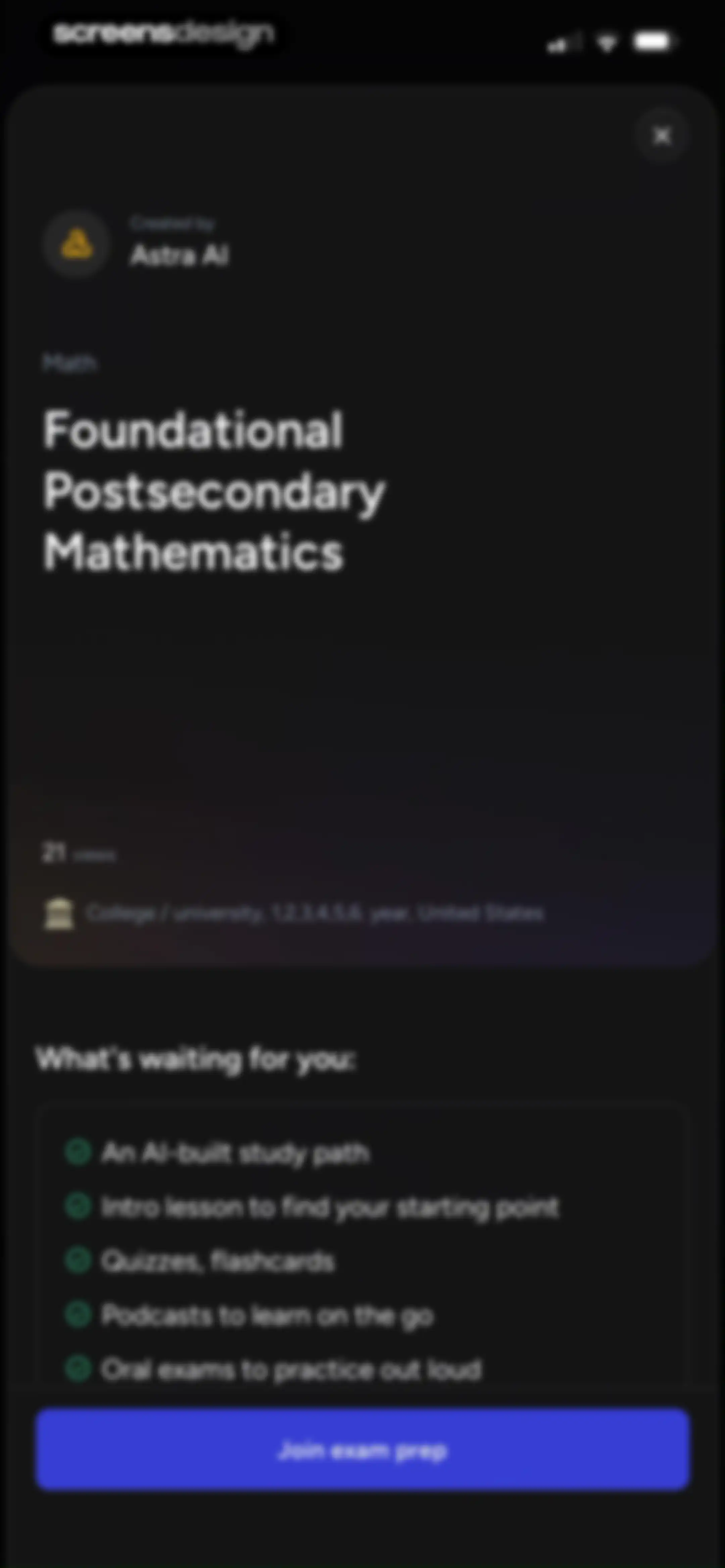 Astra AI: Study & Exam Prep screen 172