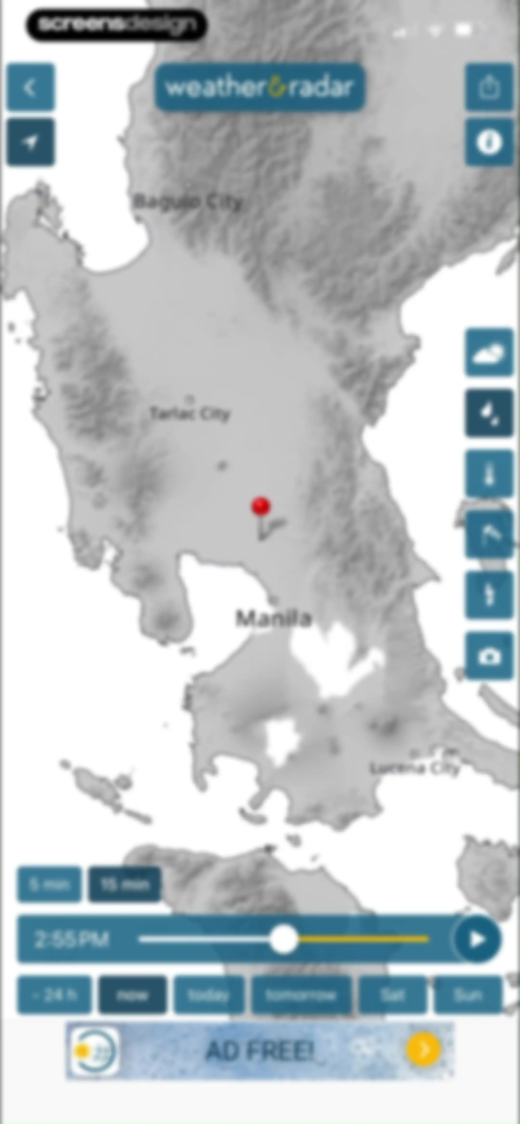 Weather & Radar screen 50