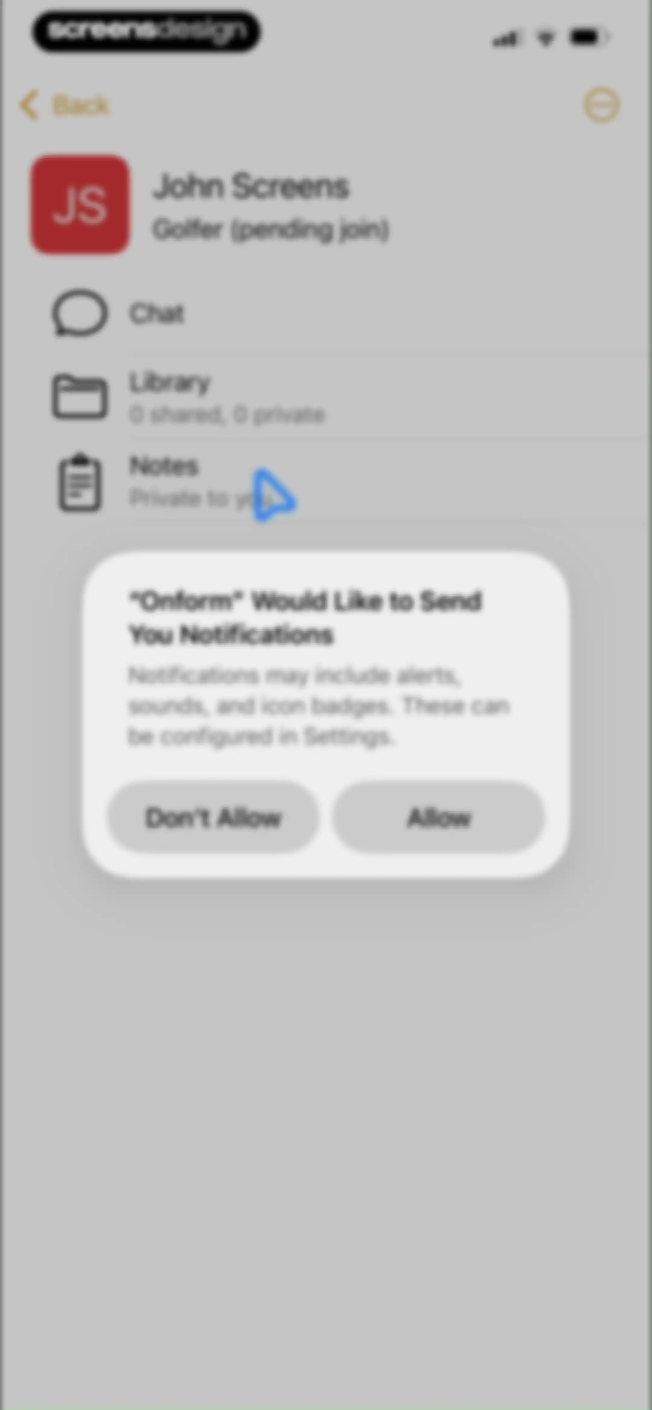 Onform: Video Analysis App screen 105