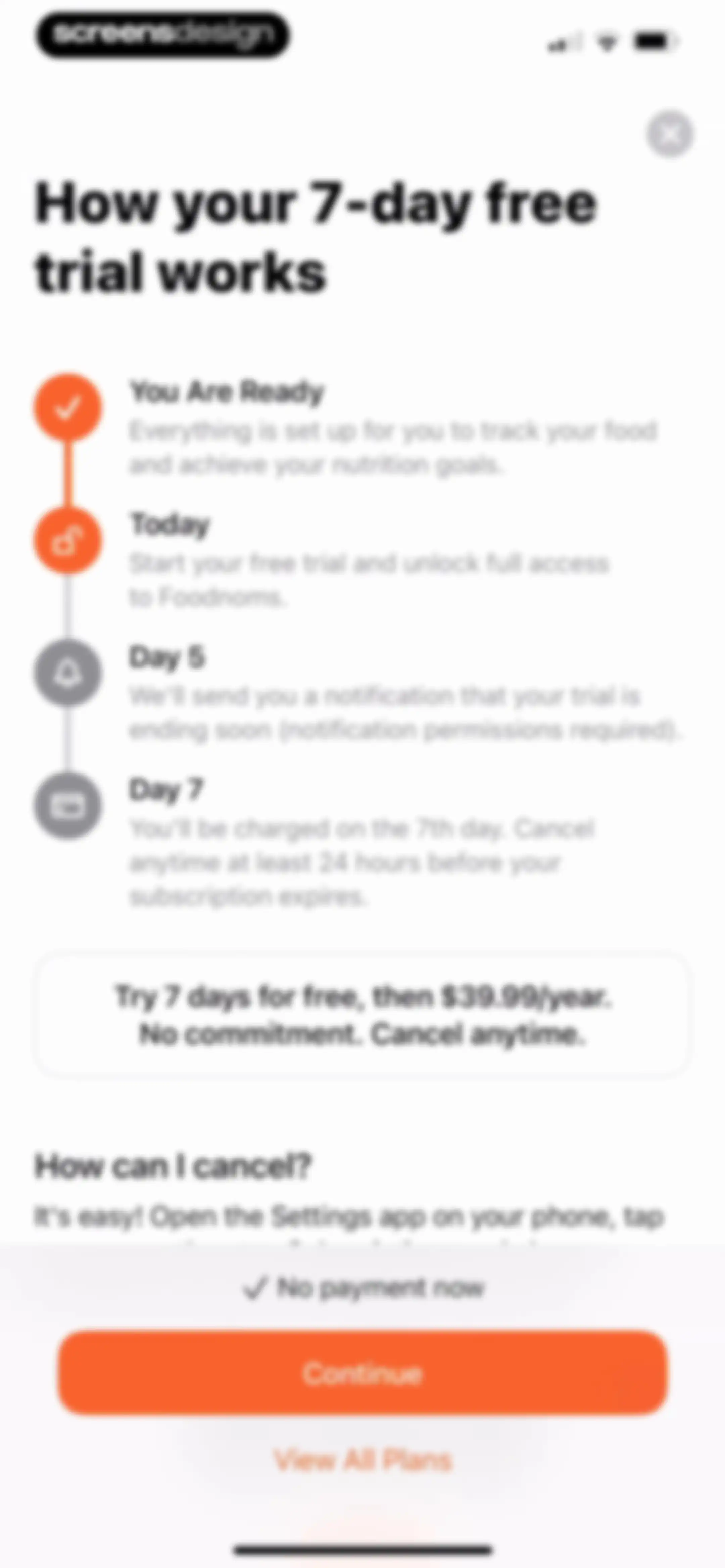 Nutrition Tracker: Foodnoms screen 21