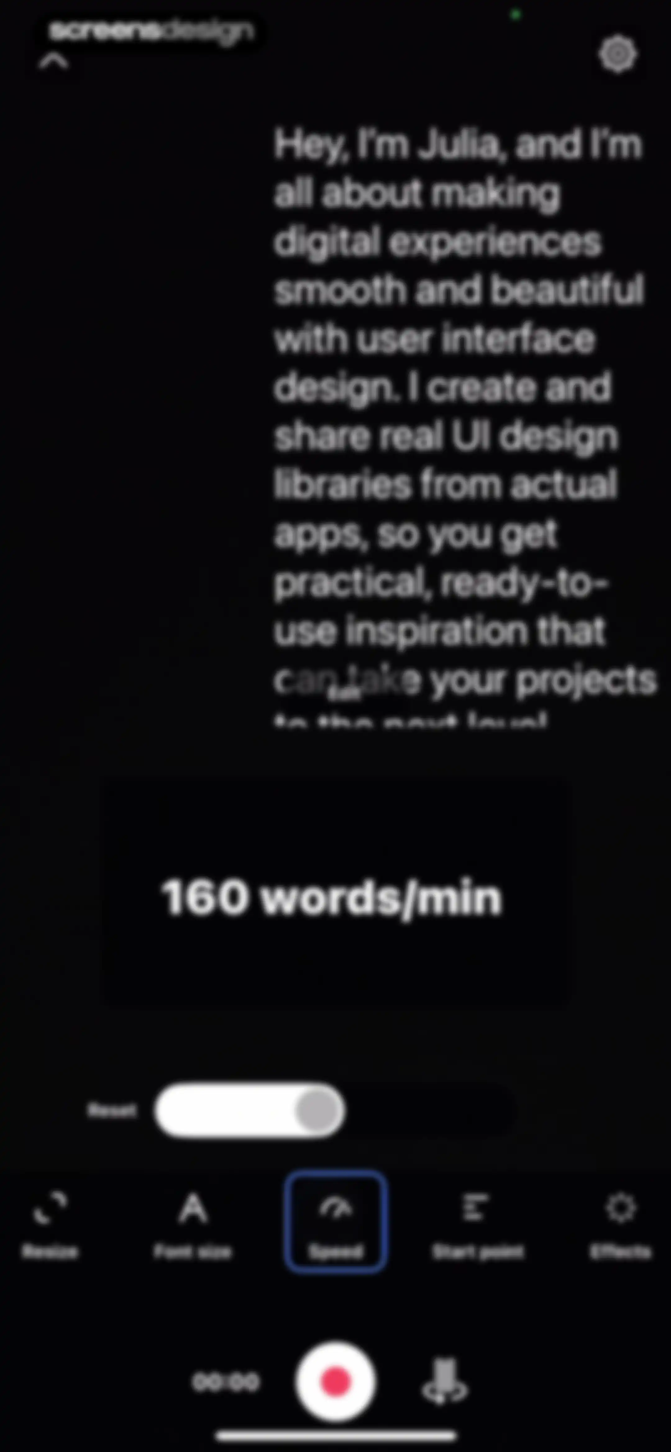 BIGVU Teleprompter Captions AI screen 67