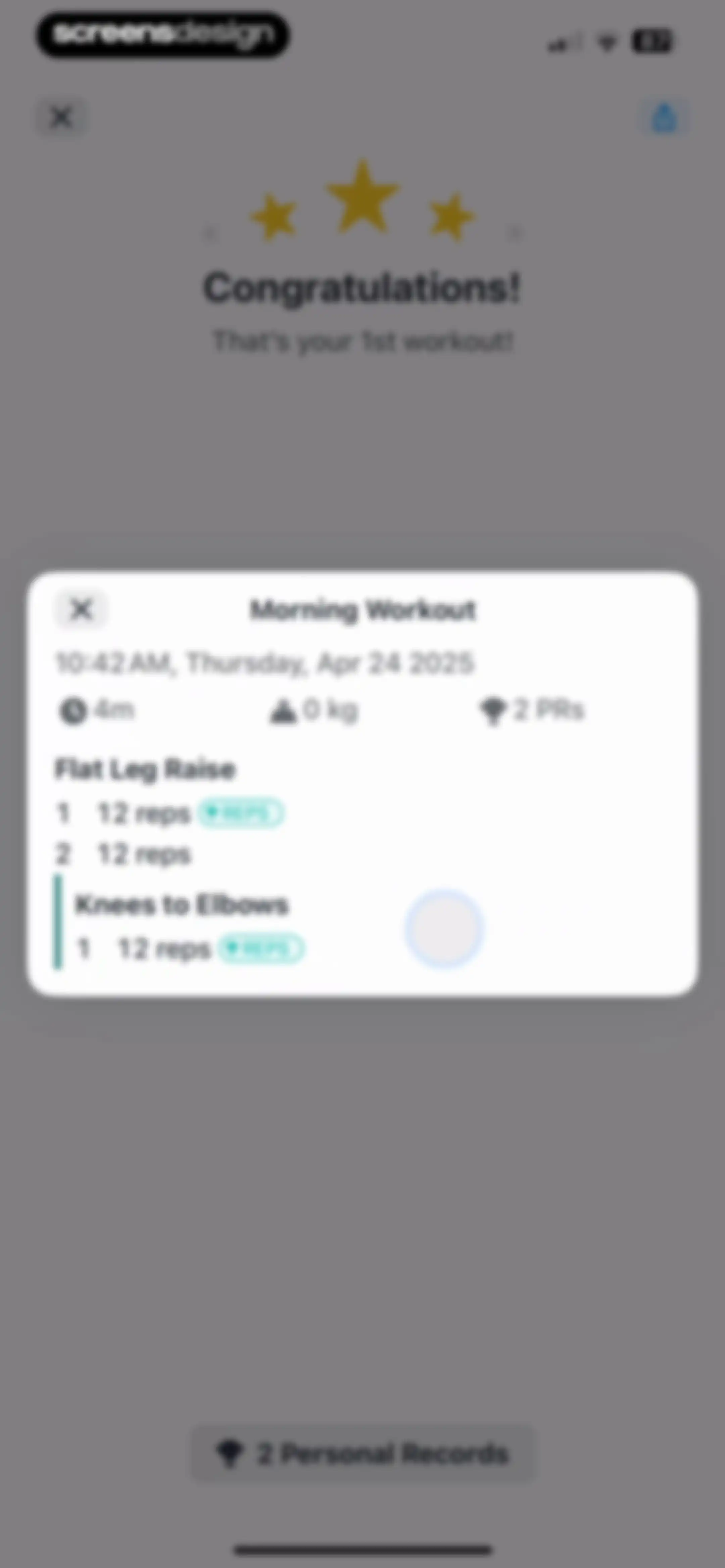 Strong Workout Tracker Gym Log screen 53