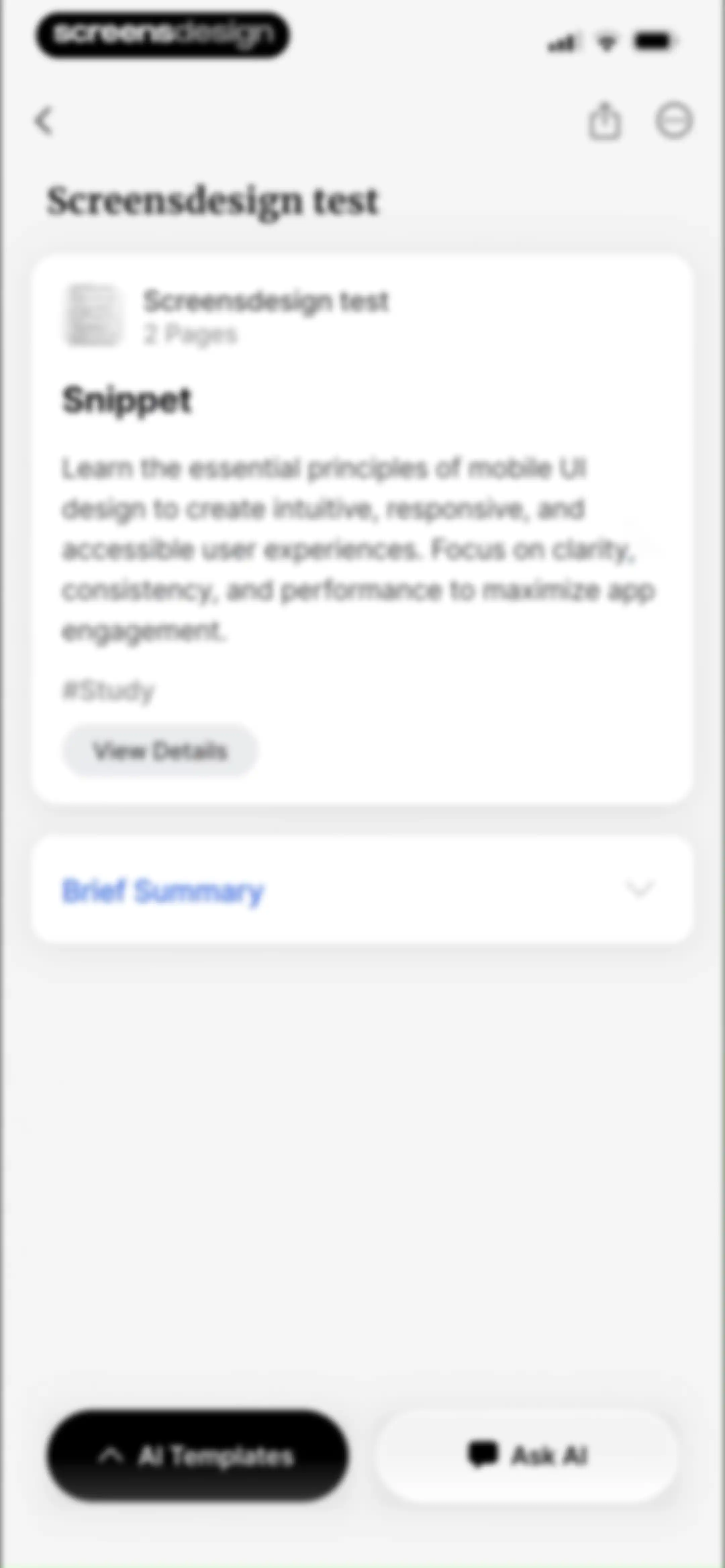 HyNote: AI Note Taker, Summary screen 36