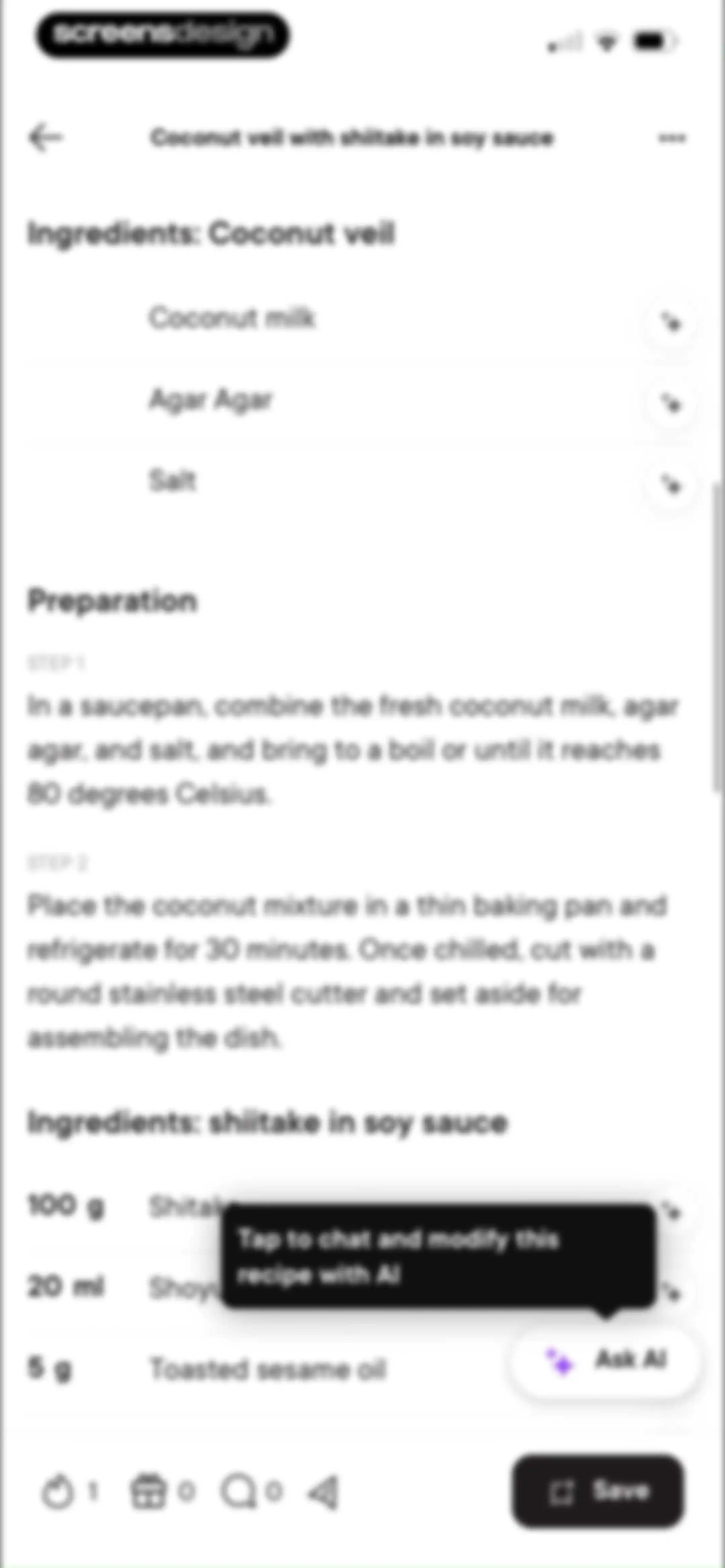 Gronda: Recipes for Chefs screen 38