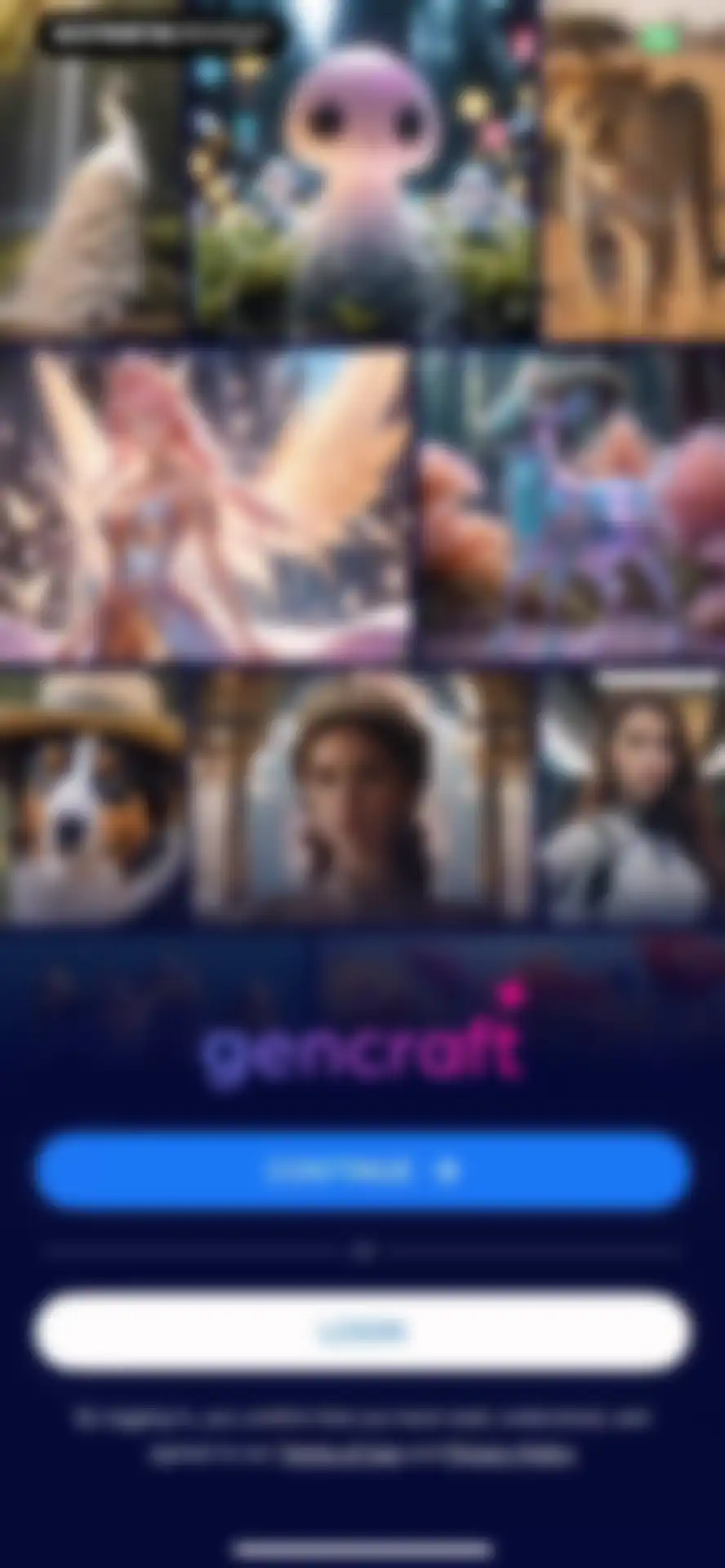 Gencraft AI Image Generator screen 2